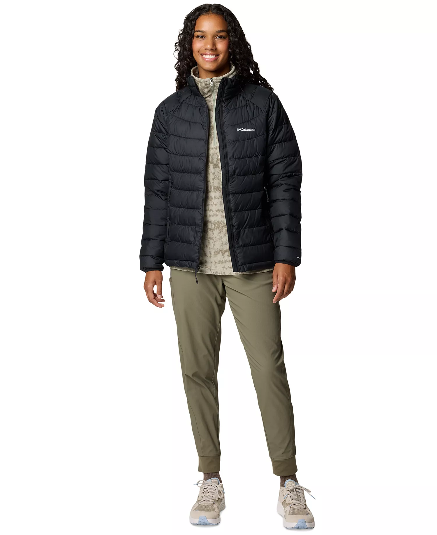 Women's Powder Lite II Full Zip Jacket - Black - L