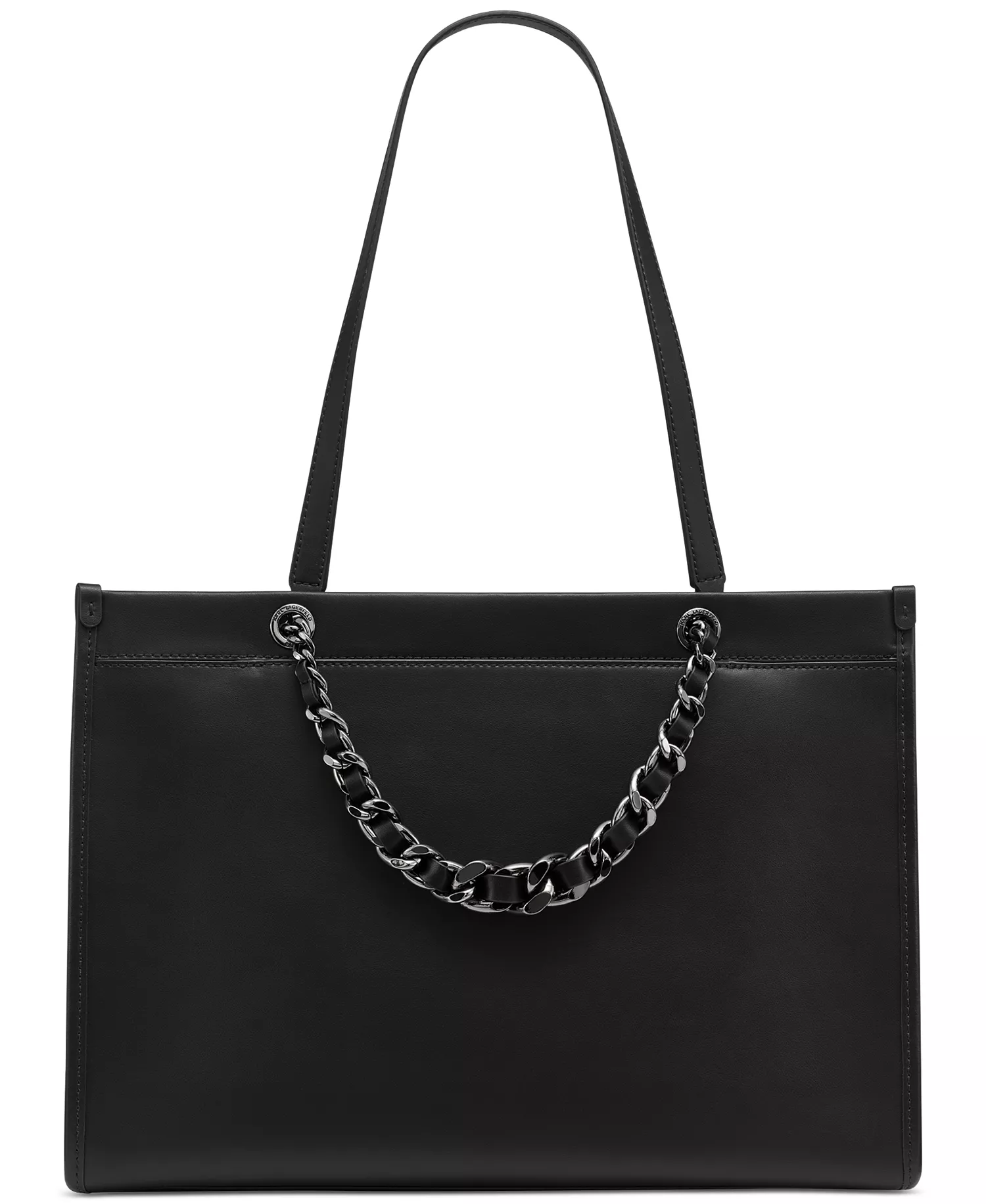 Savoie Large Leather Tote Bag - Black - NO SIZE