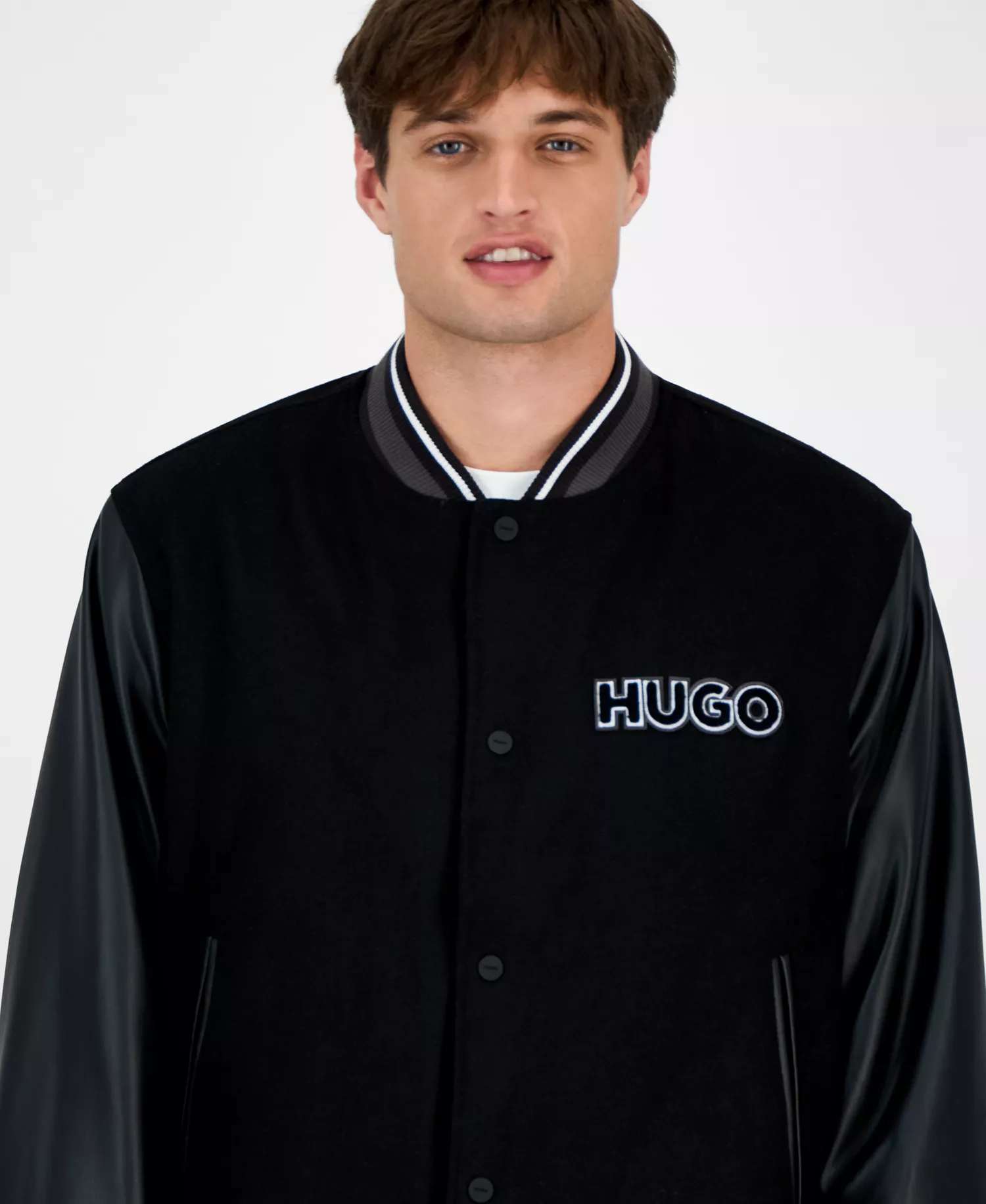 HUGO by Men's Babic Coach Jacket - Black - 2XL