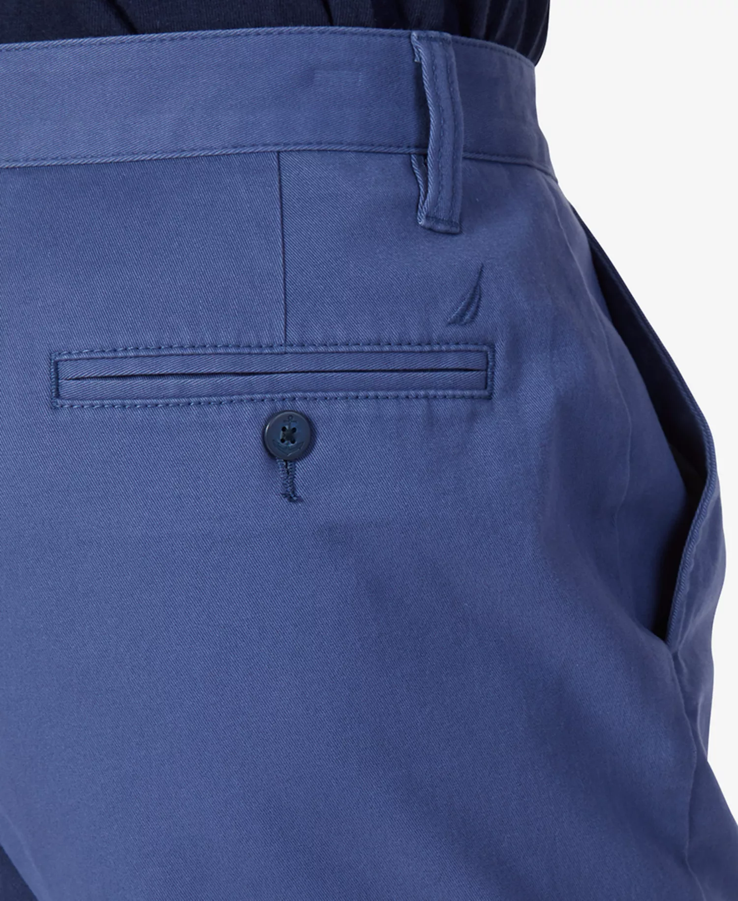 Classic-Fit 8.5” Stretch Chino Flat-Front Deck Short - Blue Indigo - 30