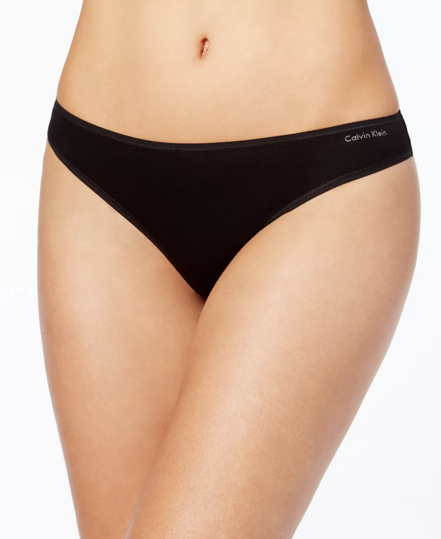 Cotton Form Thong Underwear QD3643 - Black - M