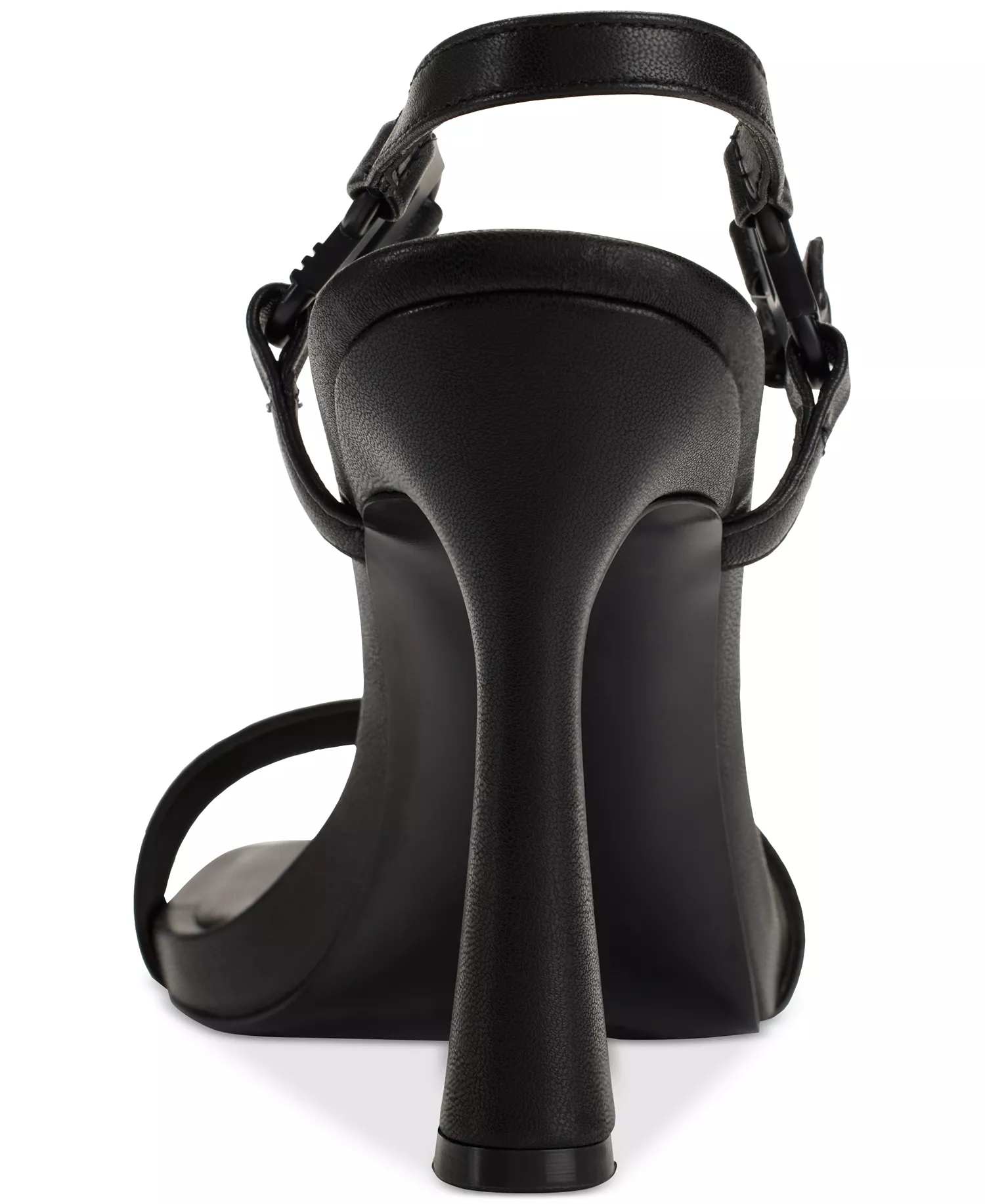 Cybil High-Heel Square-Toe Sandals - Black - 10M