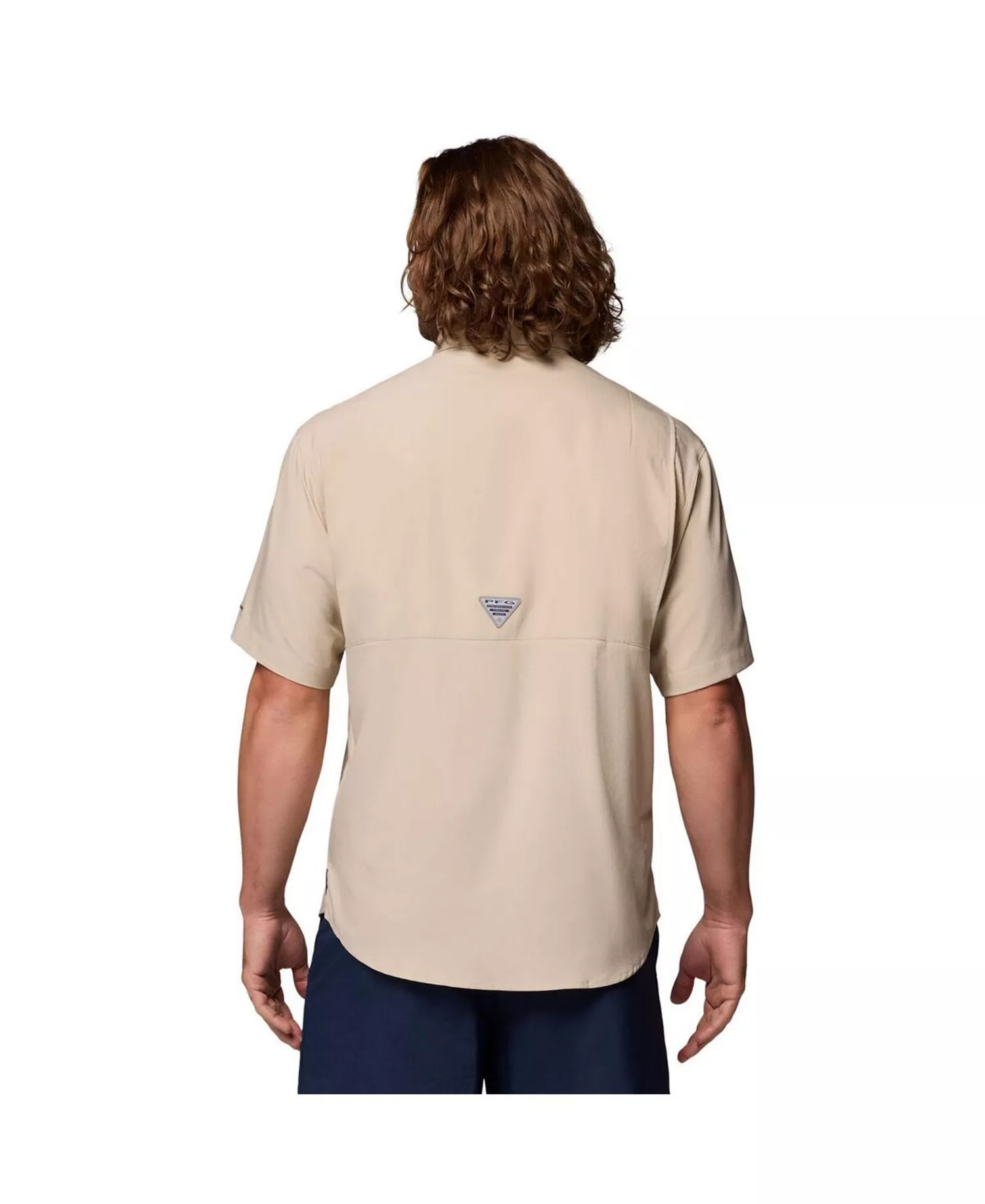 Men's Tan Tennessee Volunteers Tamiami Omni-Shade Button-Down Shirt - Tan - L
