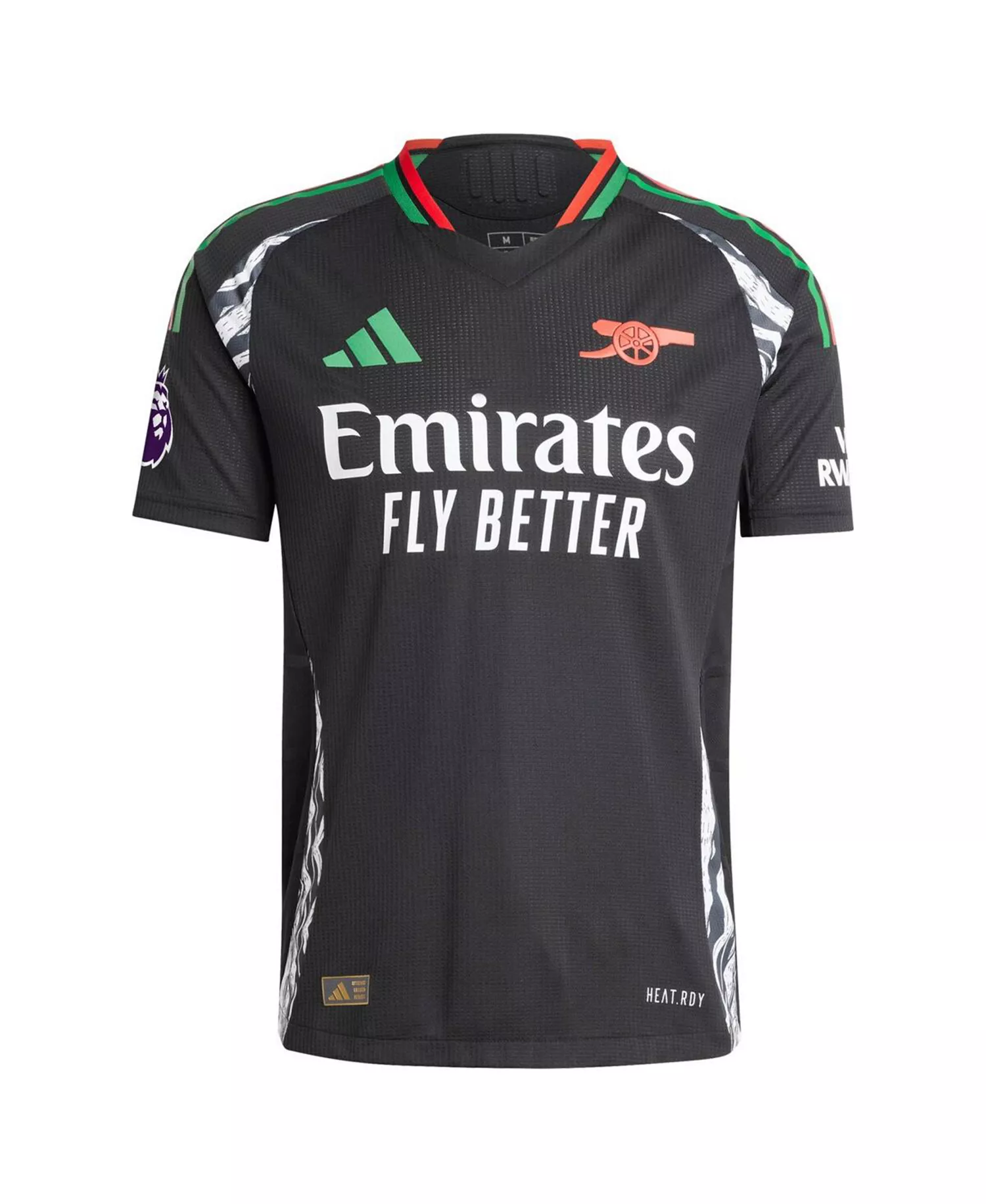 Men's Bukayo Saka Black Arsenal 2024/25 Away Authentic Player Jersey - Black - L