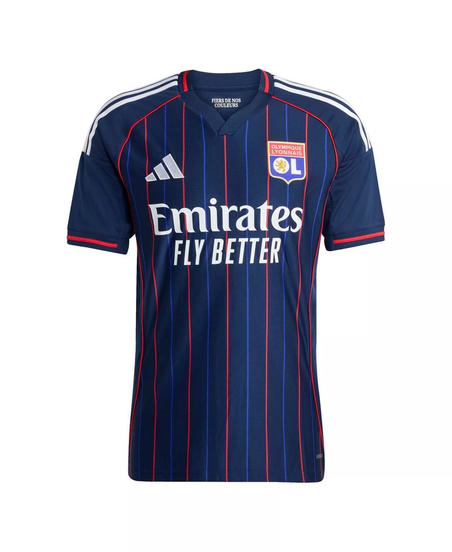 Men's Blue Olympique Lyonnais 2025/26 Away Replica Jersey - Blue - L