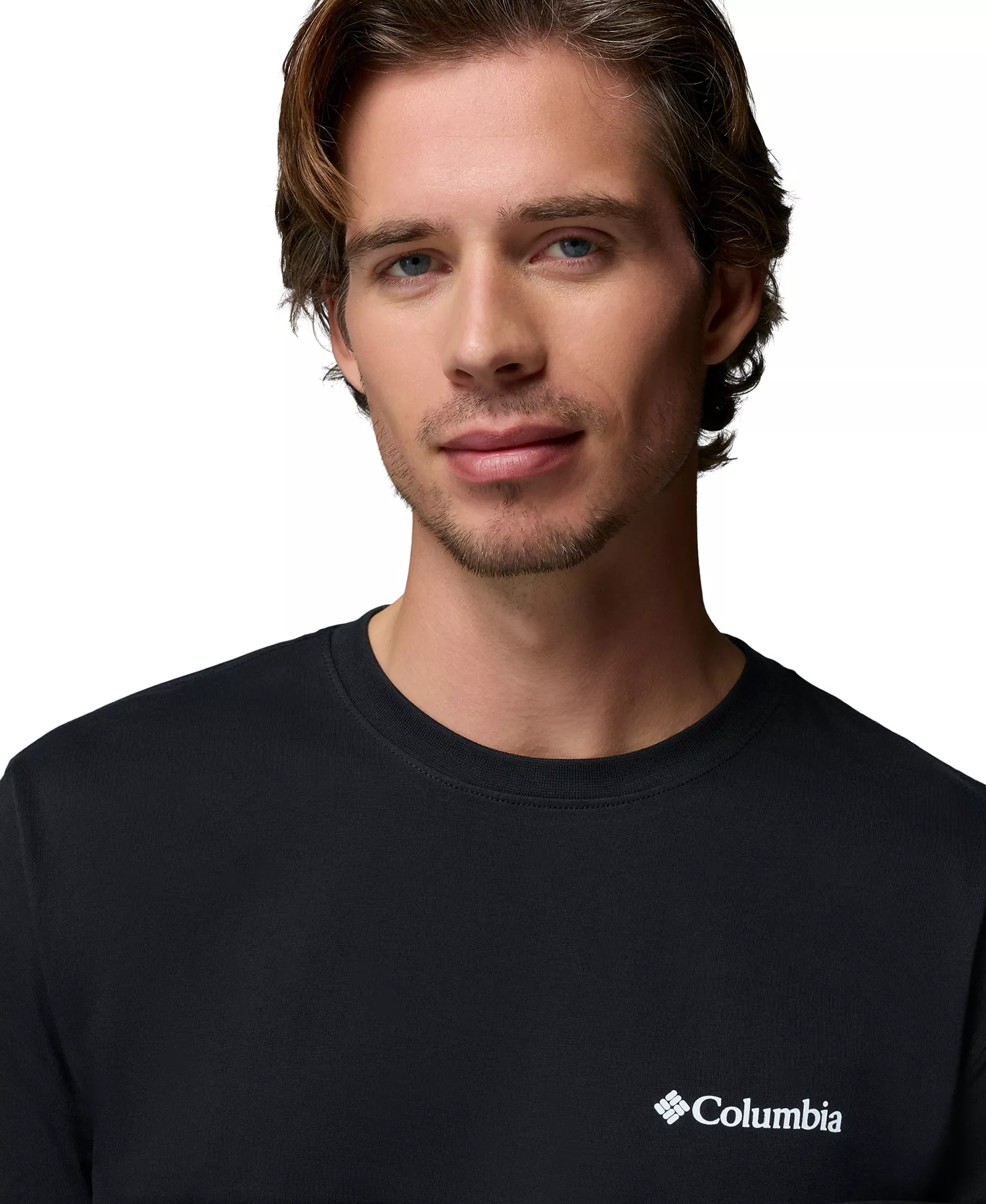 Men's Fundamental Graphic Long-Sleeve T-Shirt - Black - L