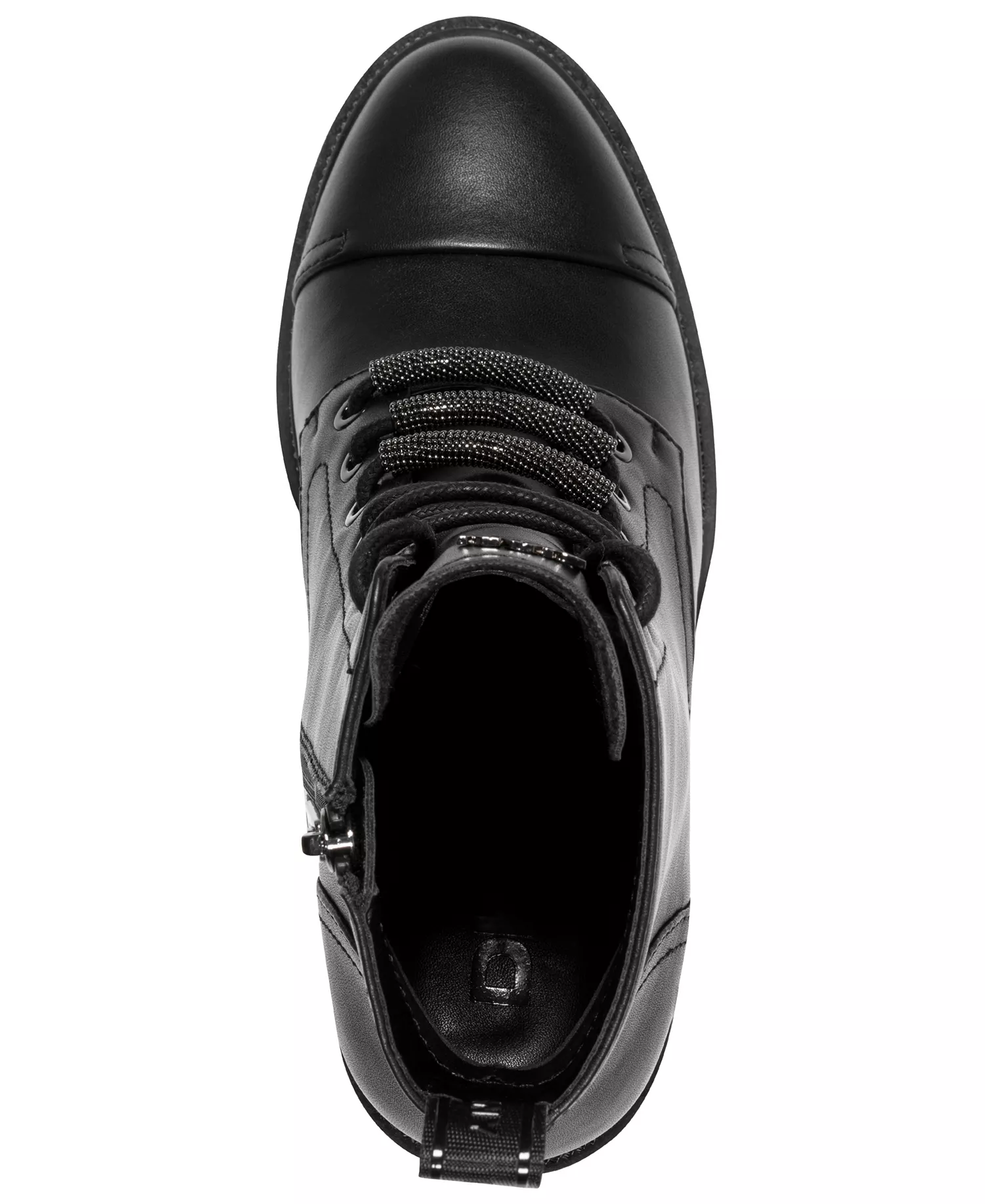 Women's Zippered Platform Heel Boots - Black - 11M