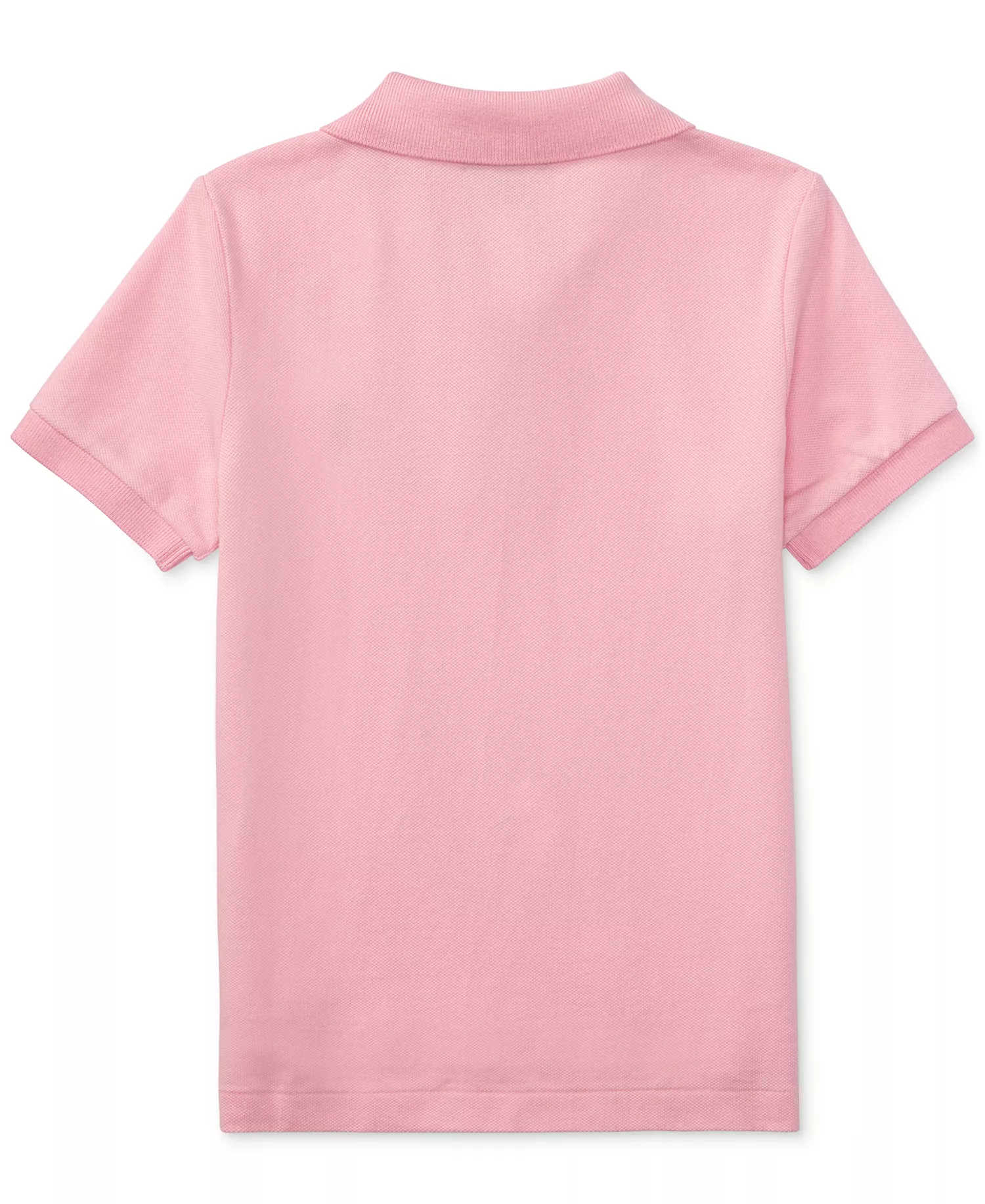 Men's & Kid's Cotton Mesh Polo Shirt Collection - Carmel Pink - 2