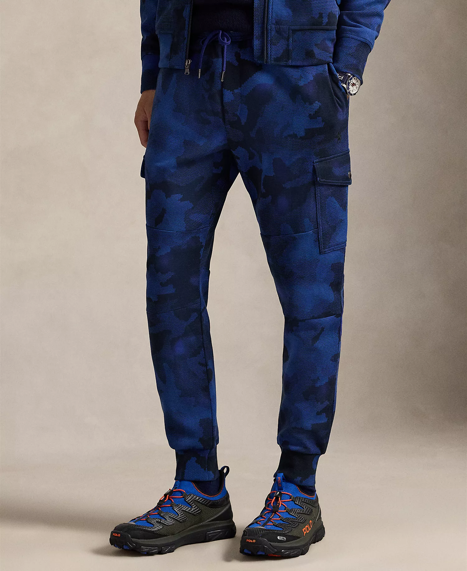 Men's Double Knit Tech Cargo Pants - Spy Camo - 2XL