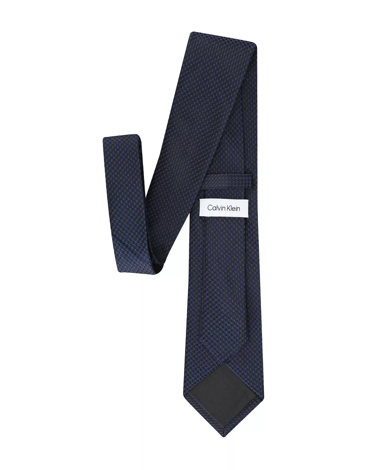 Men's Bradford Micro Solid Tie - Navy - ONE SIZE