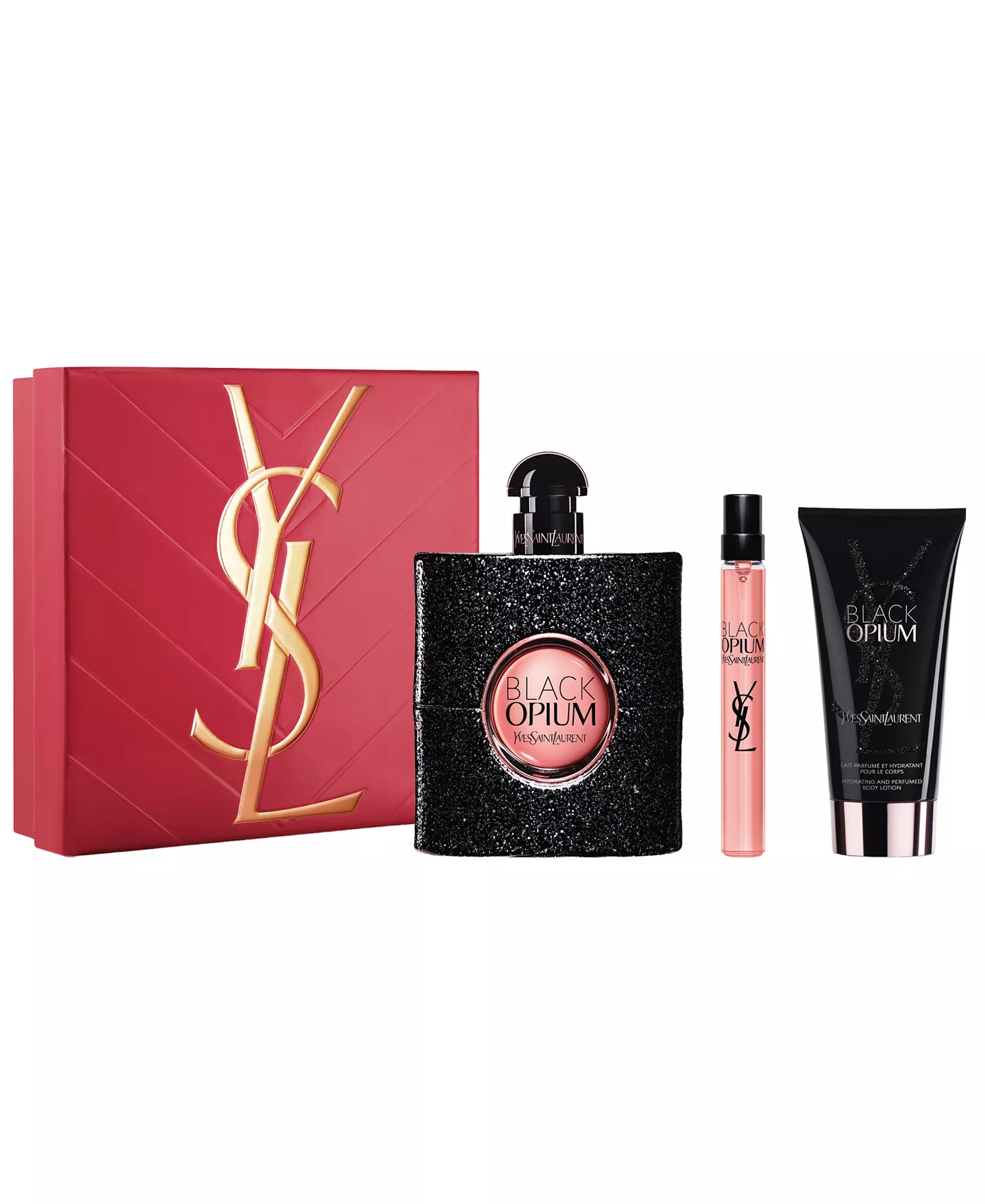 3-Pc. Black Opium Eau de Parfum and Body Lotion Gift Set - No Color - NO SIZE