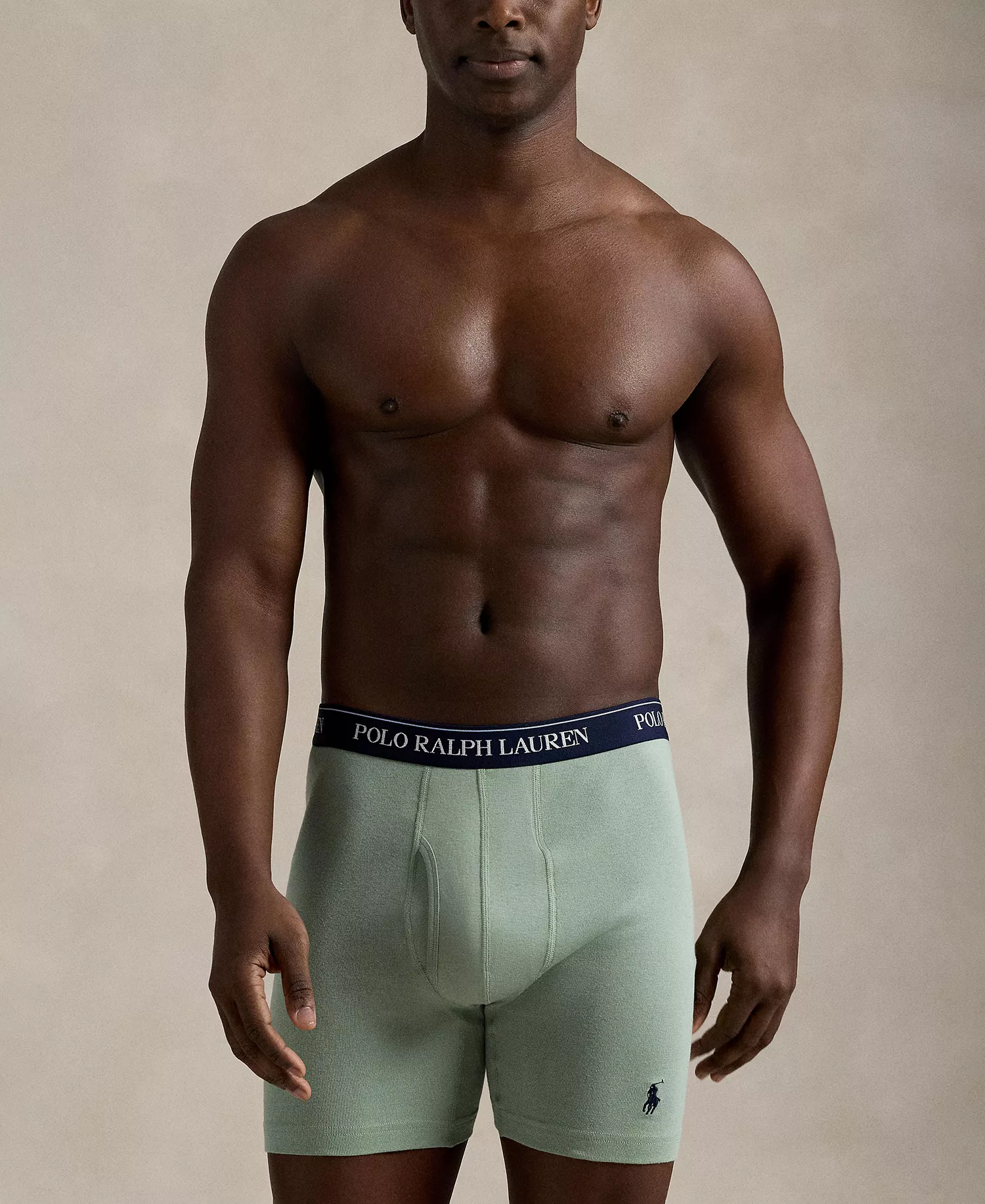 Men's Classic Boxer Briefs, 5-Pack Set - Cruise Navy/Office Blue/Fatigue/Light Green/Andover Heather - L