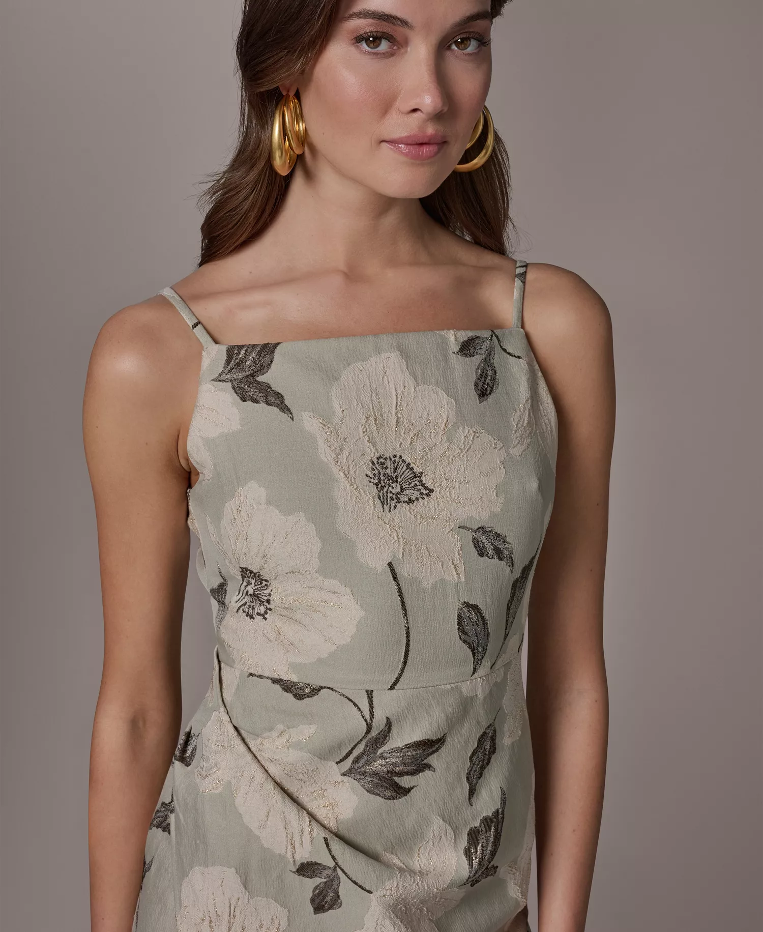 Petite Jacquard Sheath Dress - Agave Multi - 0P