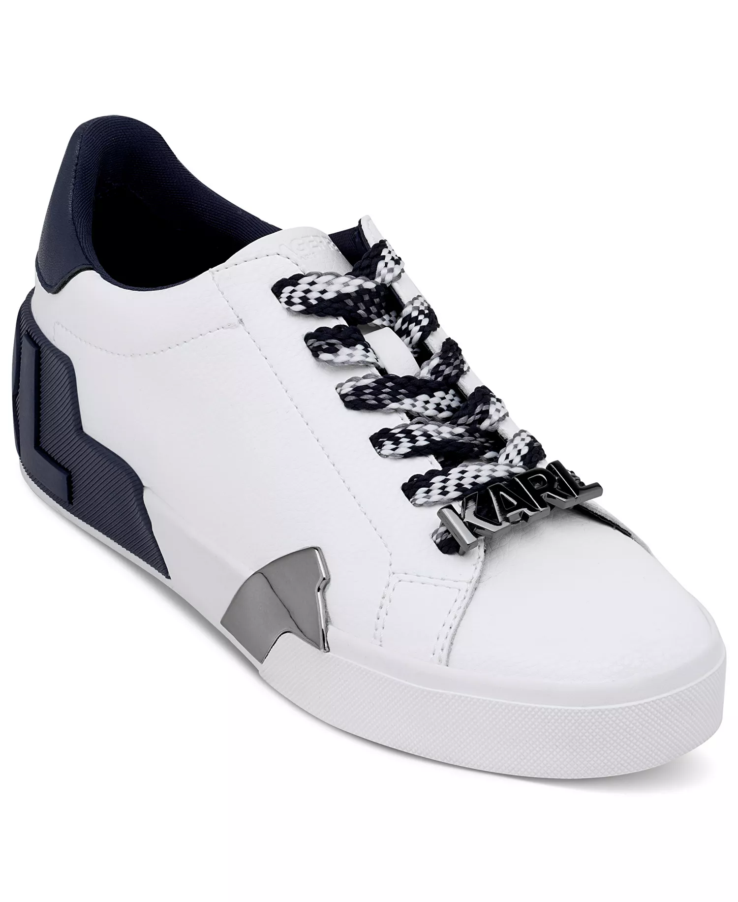 Women's Melora Lace-Up Sneakers - Bright White/Navy - 10