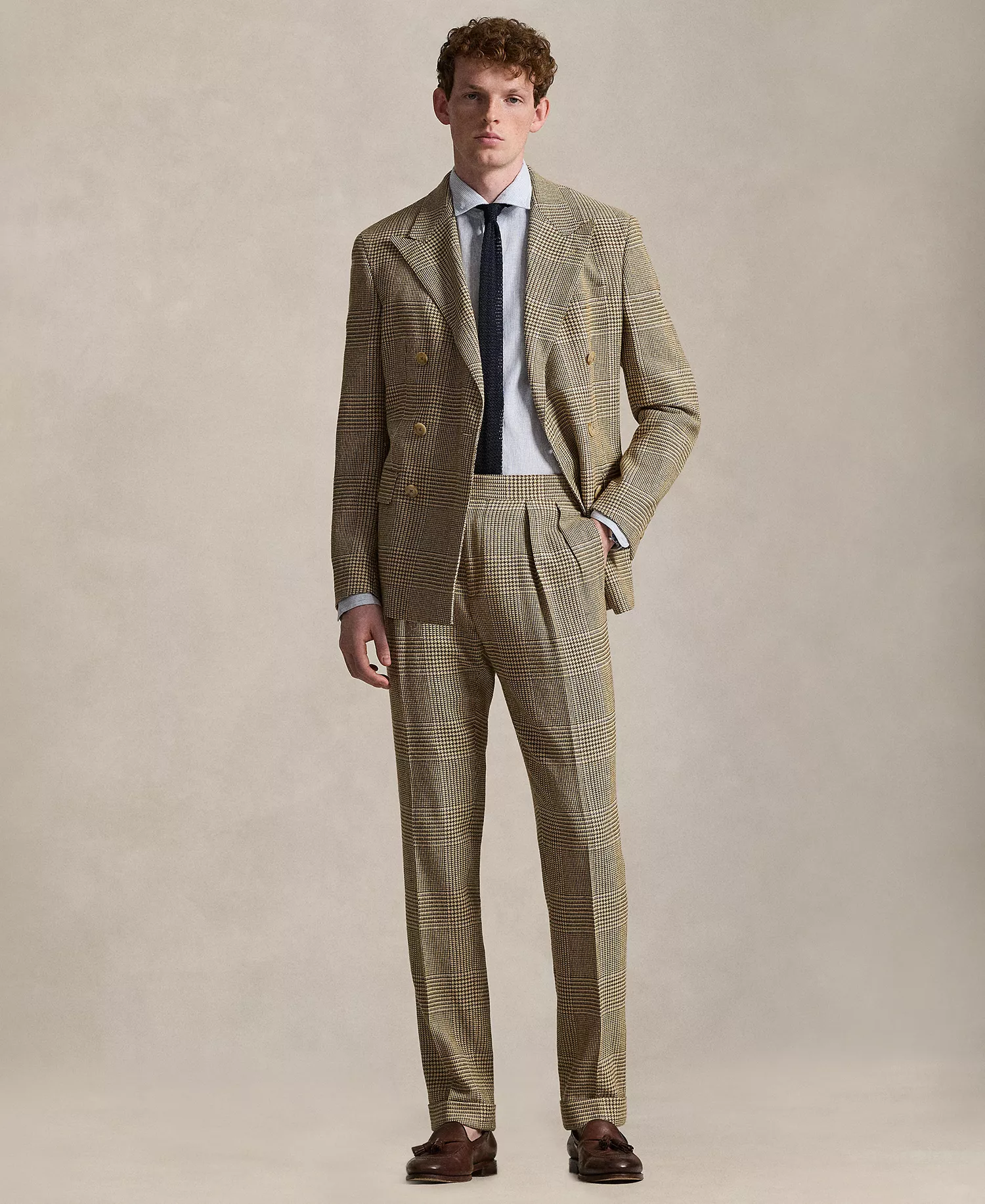 Men's Classic-Fit Striped Shirt - Cabana Blue White - 2XL