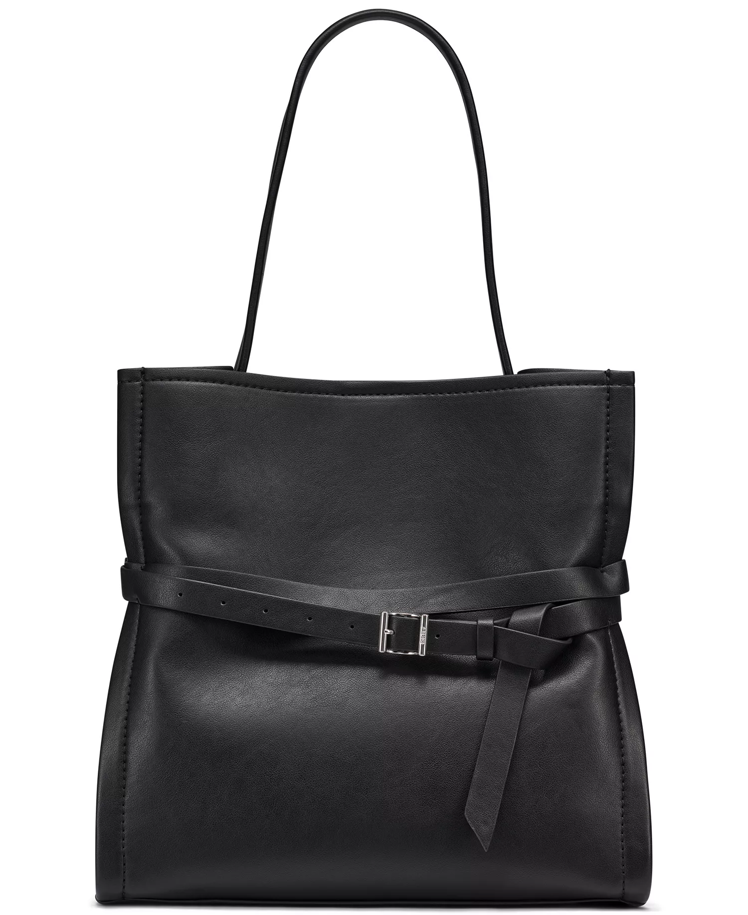 Bridie Medium Bucket Bag - Black/Silver - No Size