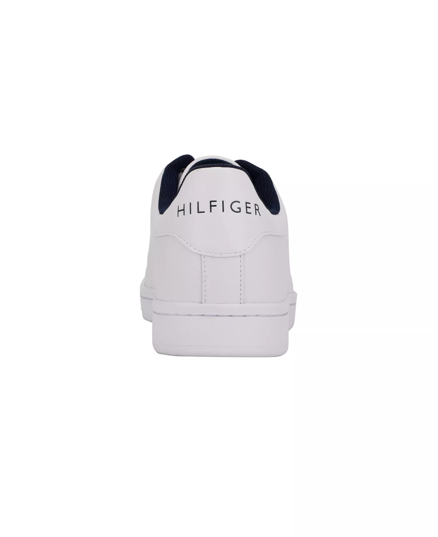 Men's Lendar Flag Logo Lace Up Sneakers - White, Navy Multi - 10.5M