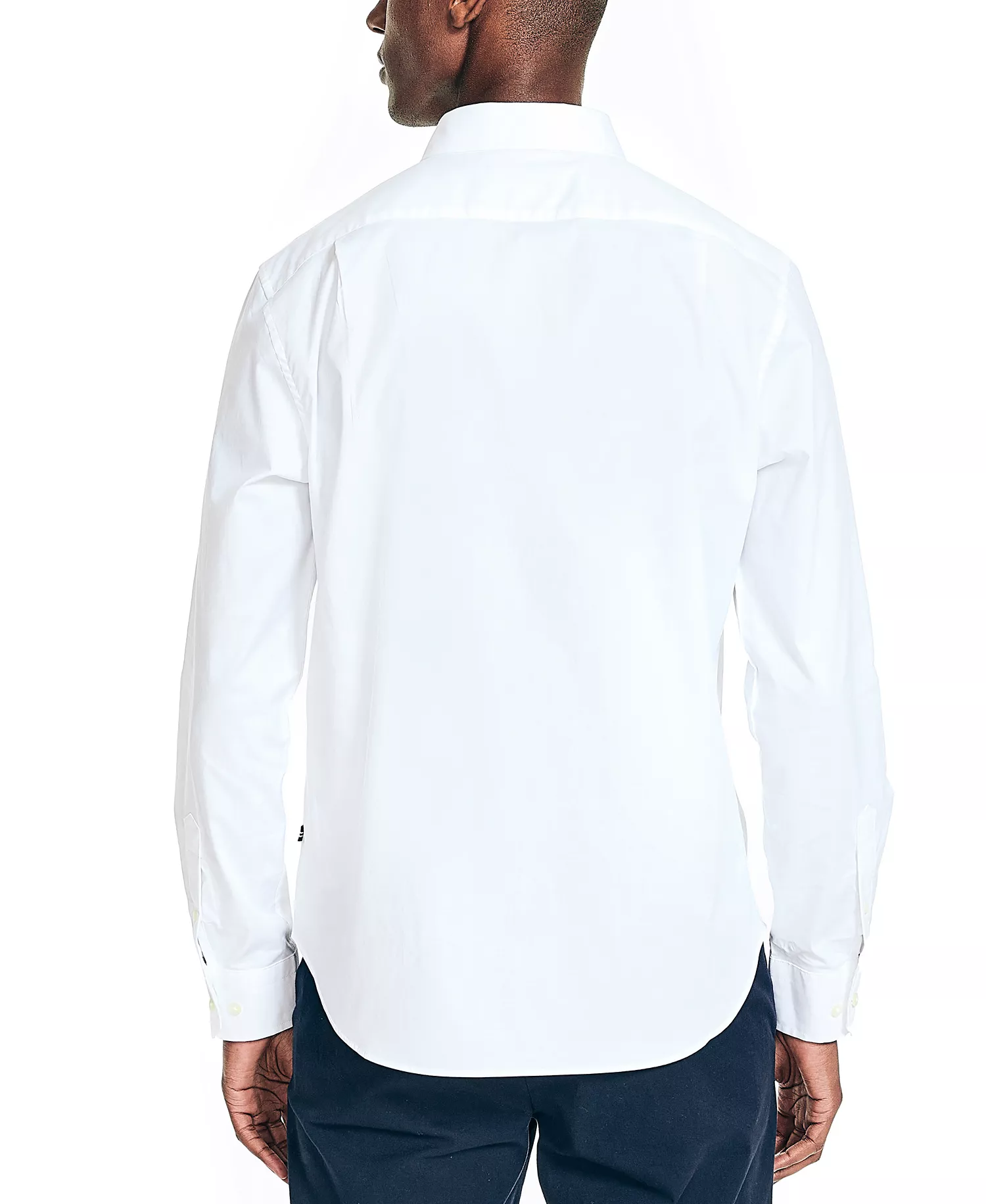 Men's Long Sleeve Button Down Shirt - Bright White - 2XL