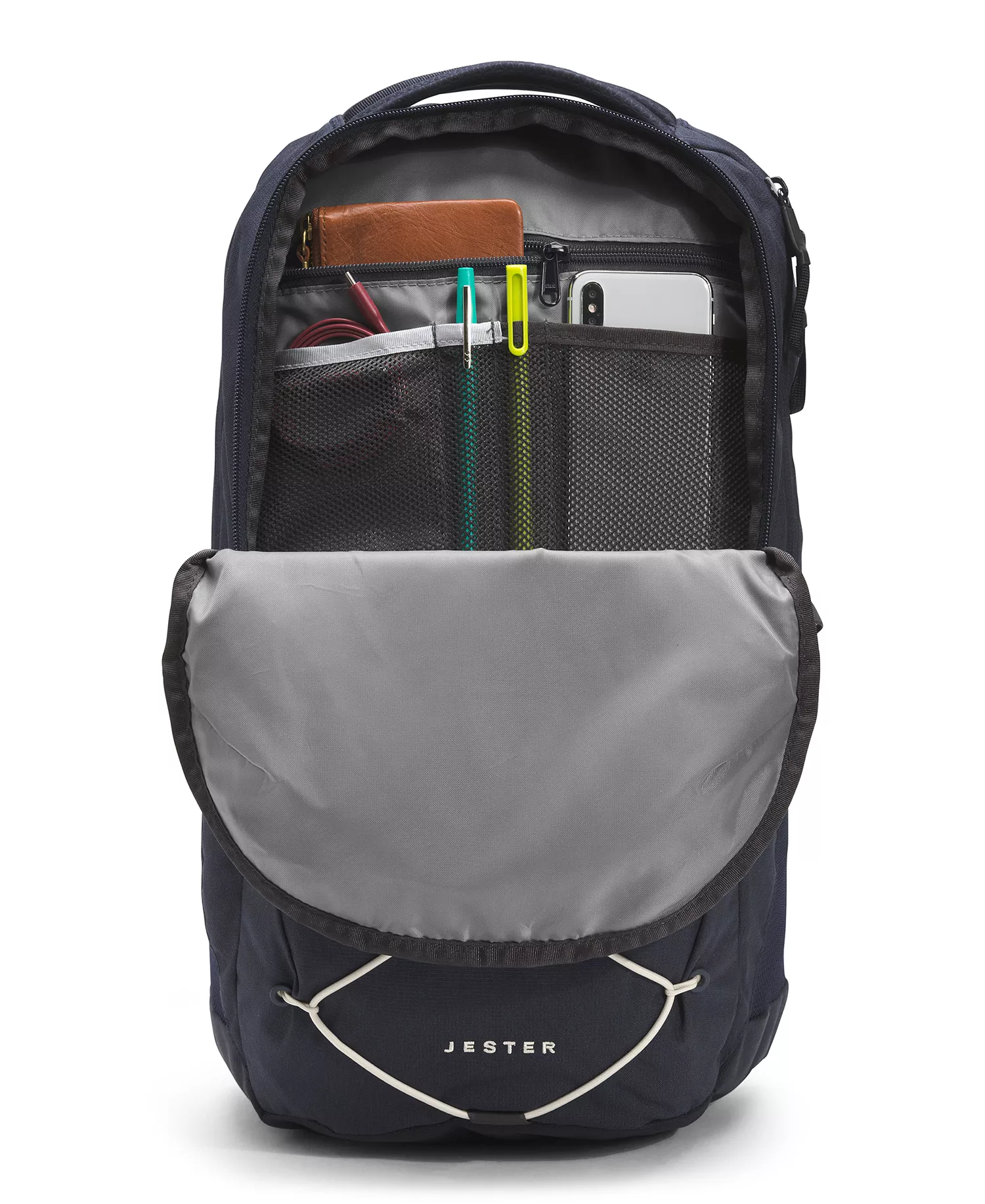 Men's Jester Backpacks Messengers - Aviator navy light heather, White - OS