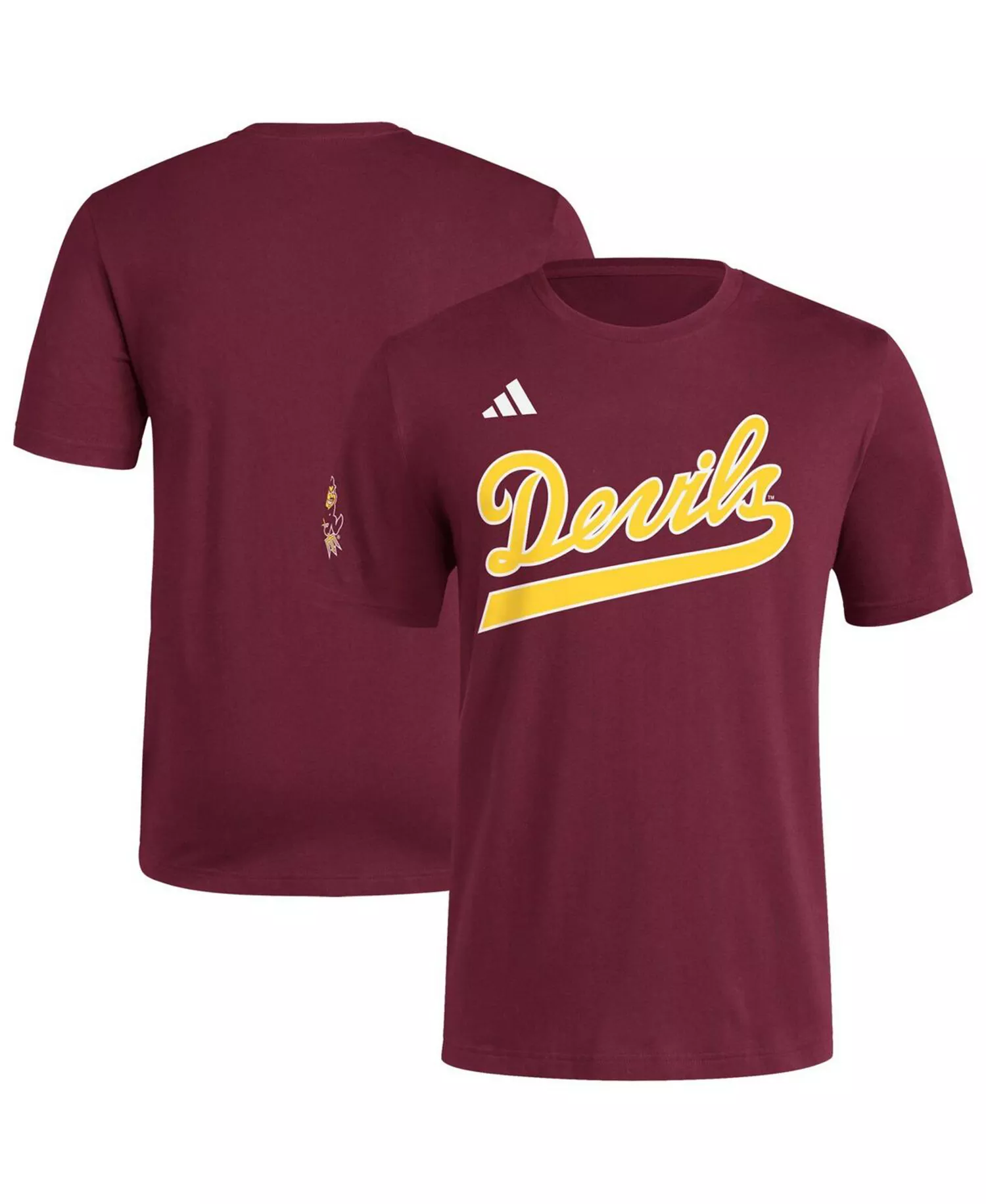 Men's Maroon Arizona State Sun Devils Fresh Wordmark T-Shirt - Maroon - 2XL