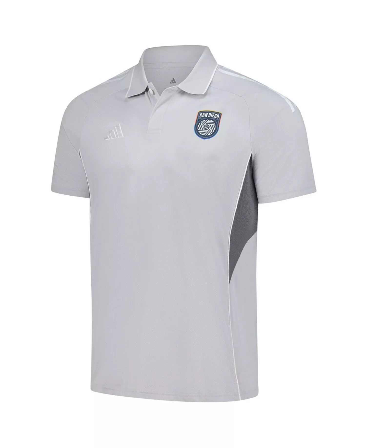 Men's Silver San Diego FC 2025 Training Polo Shirt - Silver - M