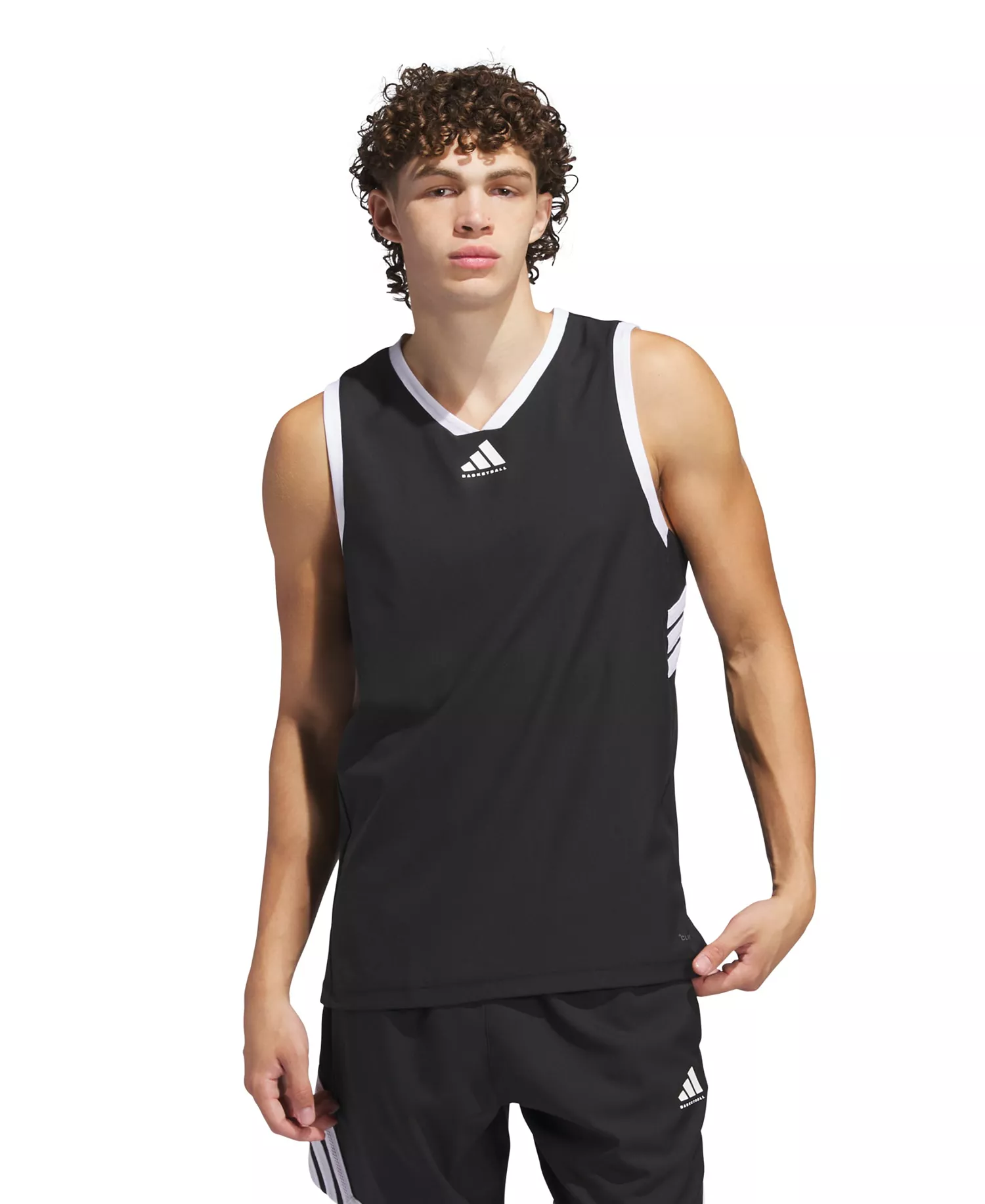 Men's Crazy Lite Basketball T-Shirt - Black/White - 2XL