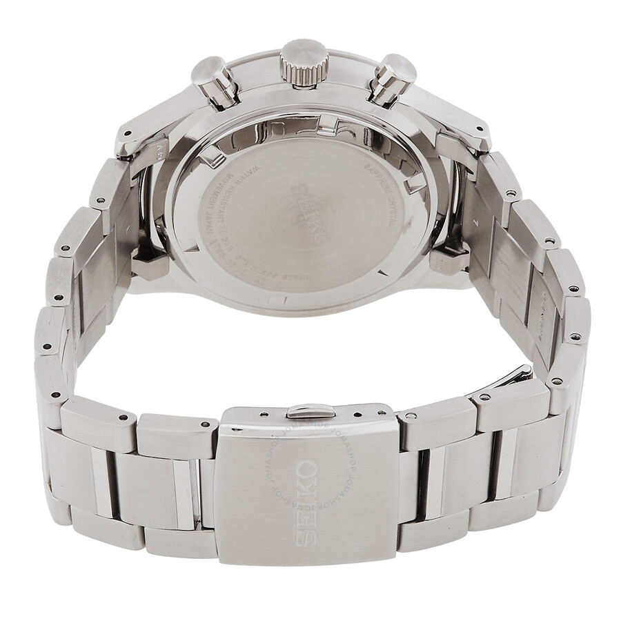 Seiko Chronograph Quartz Black Dial Men's Watch