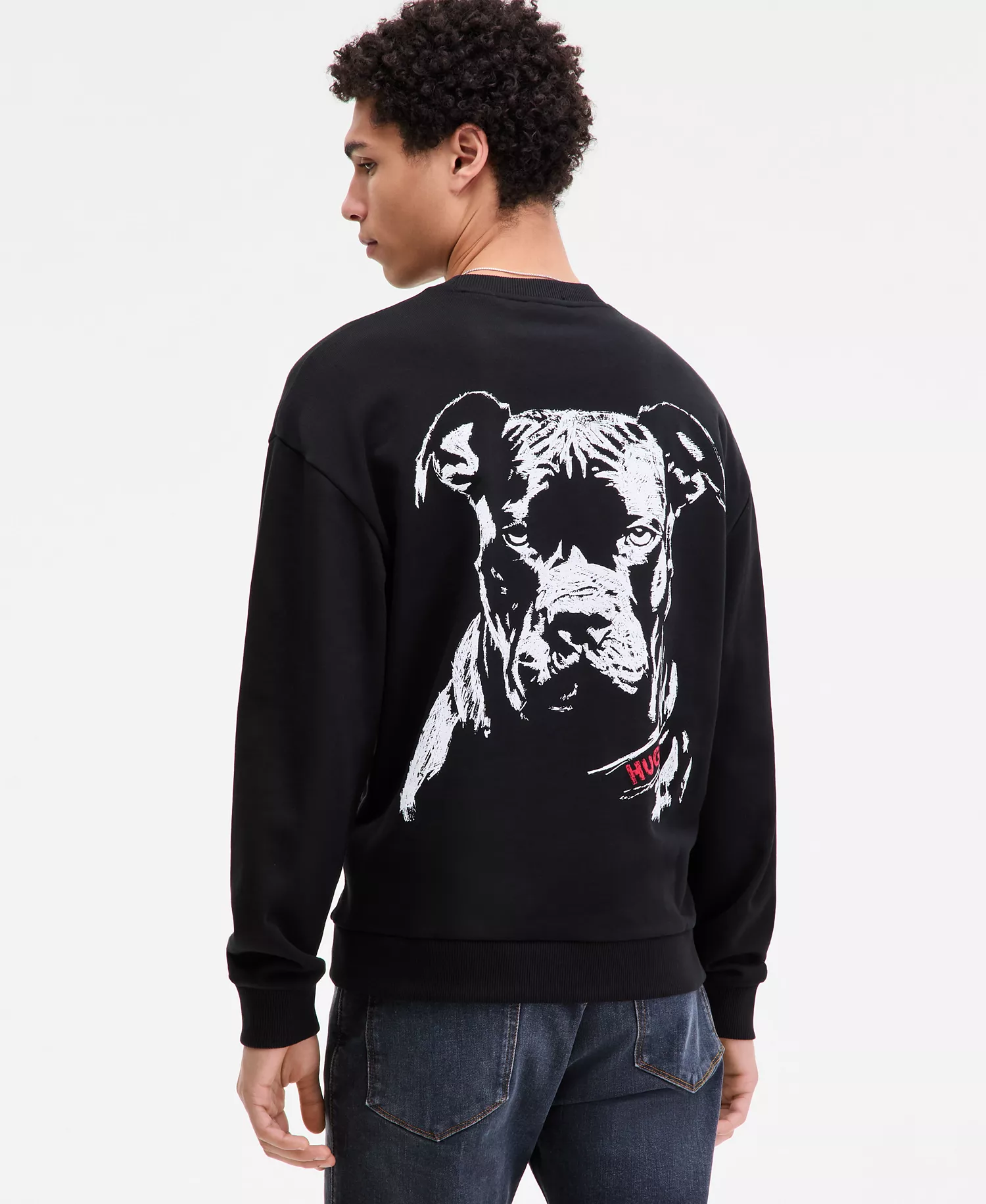 Men's Dubraxo Sweatshirt - BLACK - 2XL