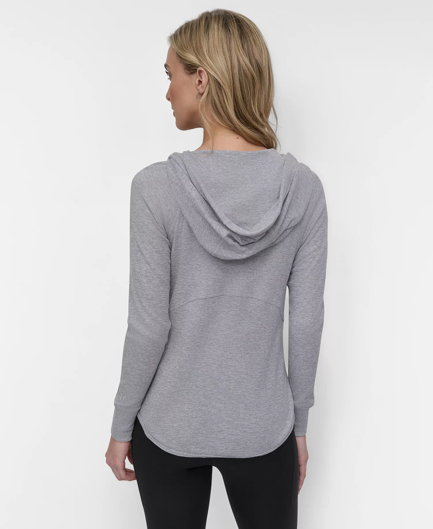 Women's Sport Zip-Front Hoodie Jacket - Black - L