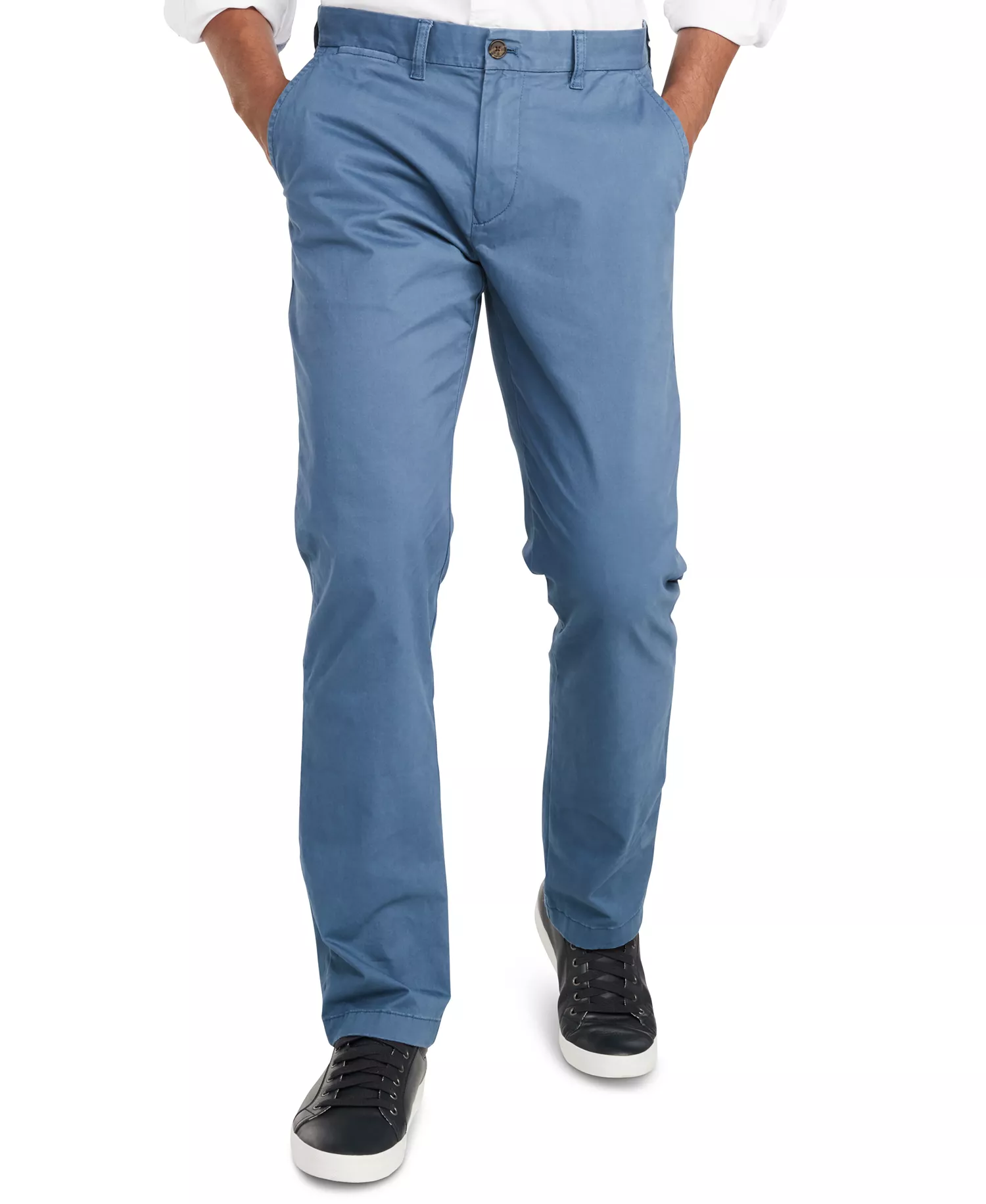 Men's Big & Tall TH Flex Stretch Custom-Fit Chino Pants - Bayhead Blue - 36 - 30