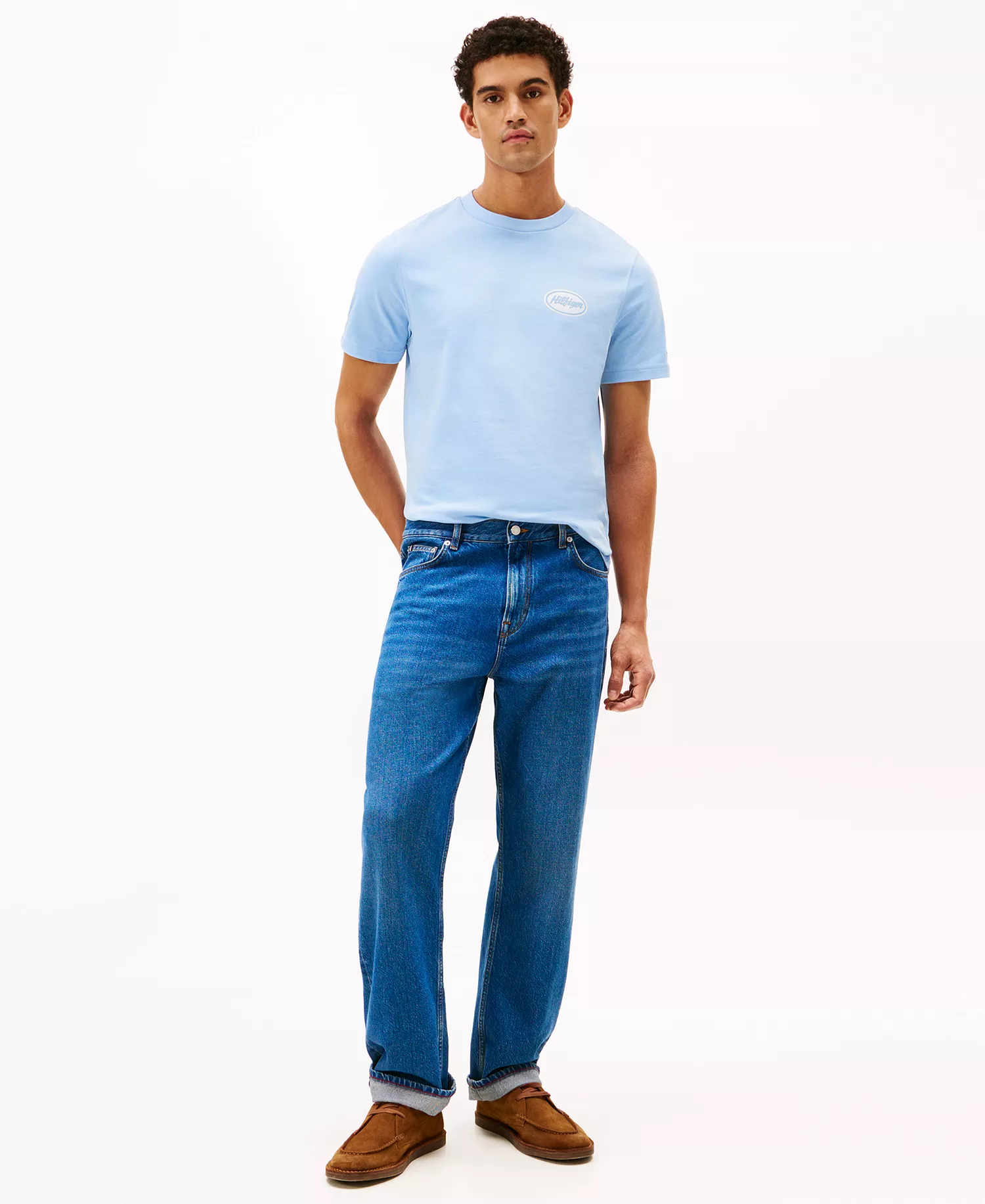 Men's Service Station Crewneck T-Shirt - Well Water - L