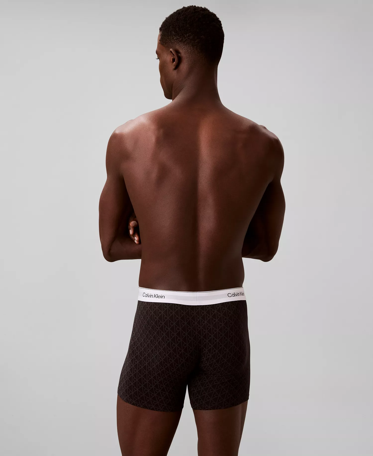 Men's Icon Stretch Boxer Briefs, Pack of 3 - Black/Red/Light gray - S