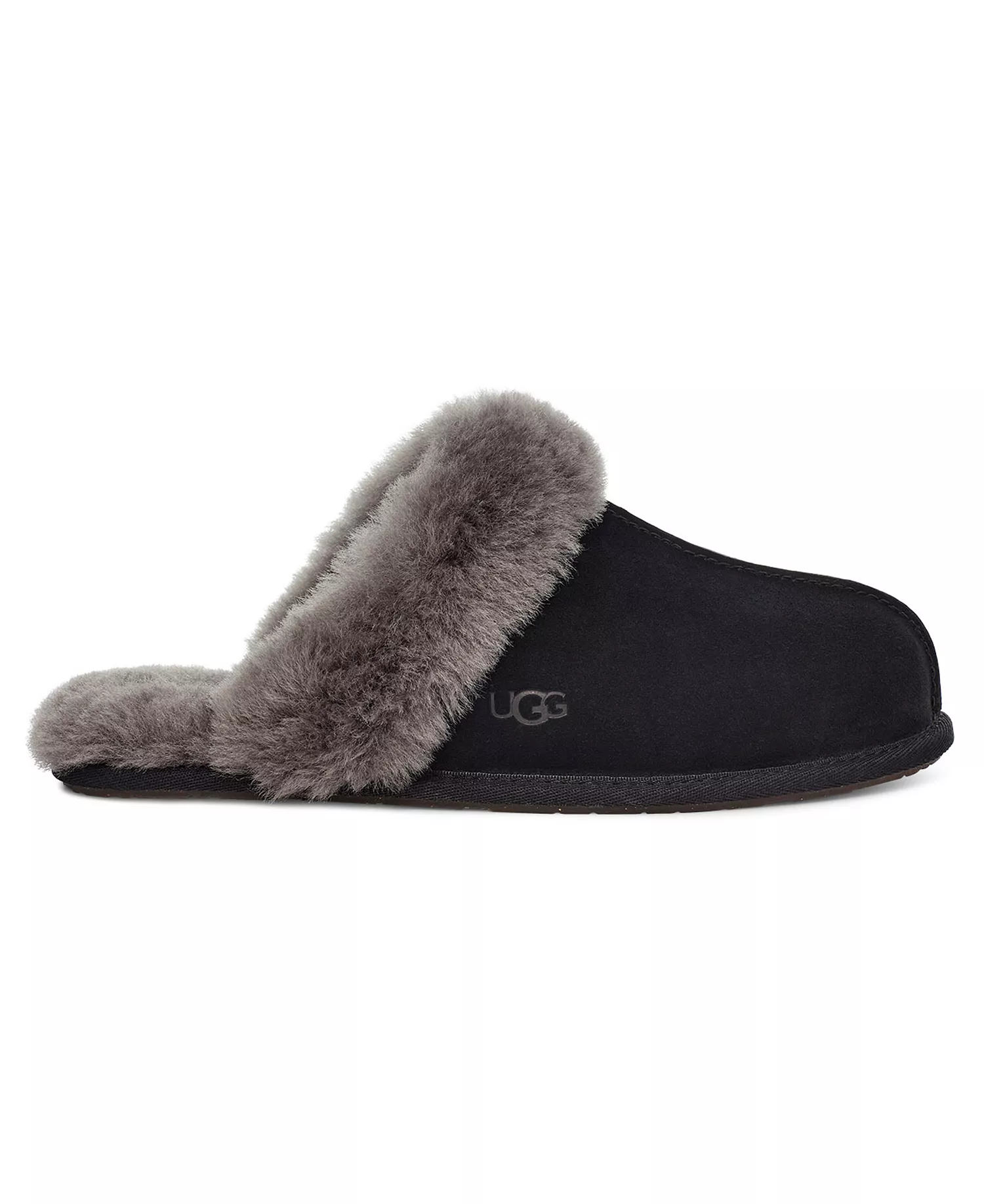 Women's Scuffette II Slip On Slippers - Black/ Gray - 10M