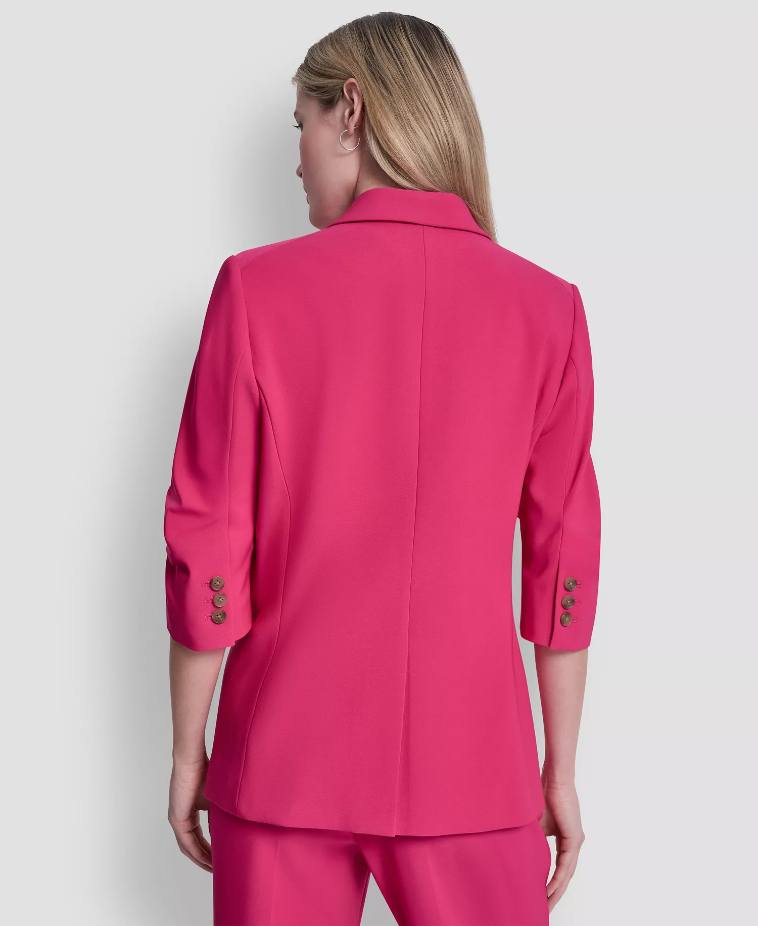 Women's Tech Tailoring Essex Ankle Trousers and Tech Tailoring 1-Button Blazer - Hot Pink - 0