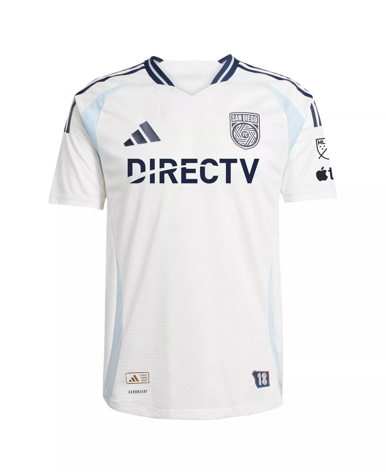 Men's Hirving Lozano White San Diego FC 2025 Woven Into One Authentic Player Jersey - White - 2XL
