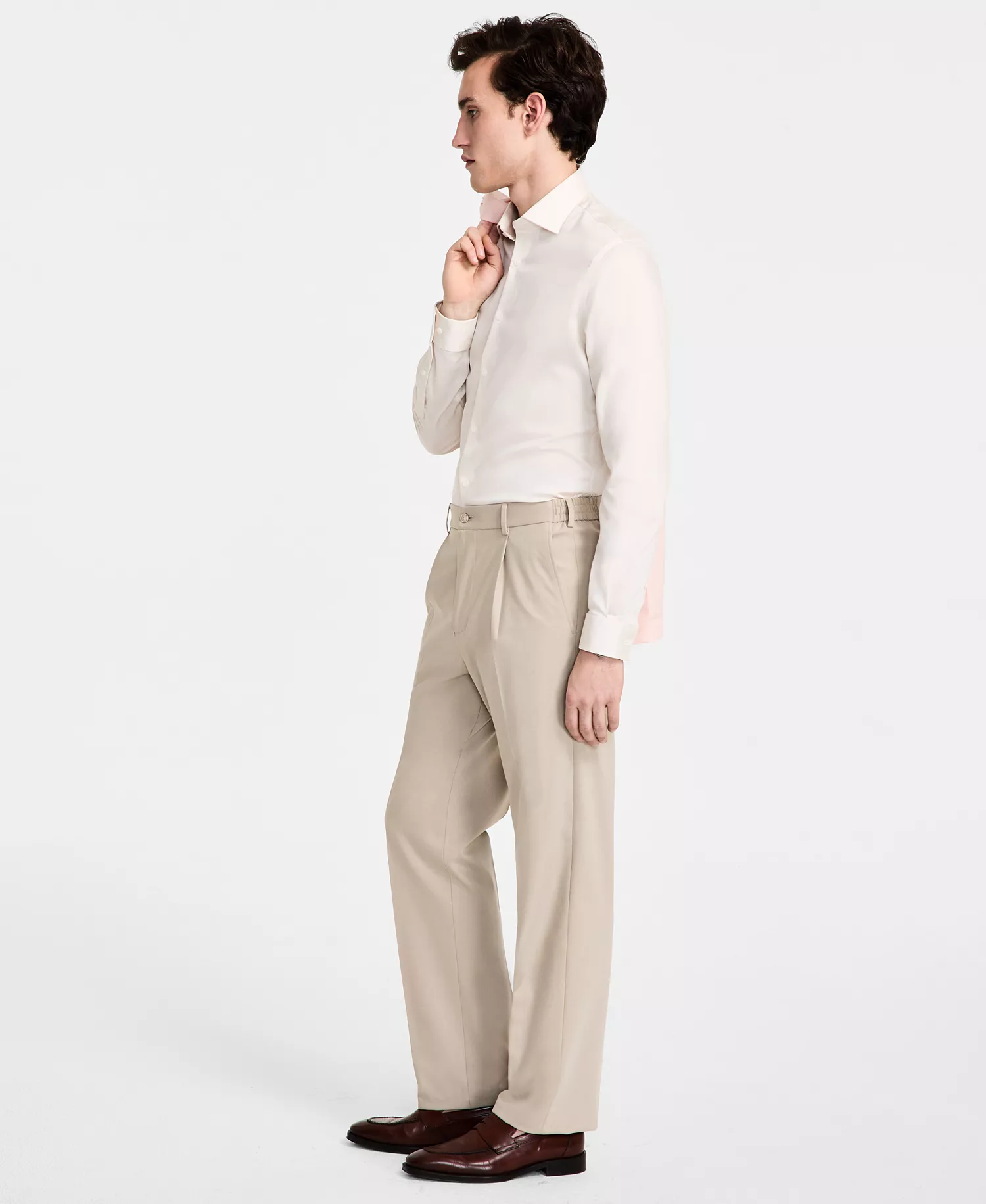 Men's Modern-Fit Dress Pants  - Tan - 30 - 30