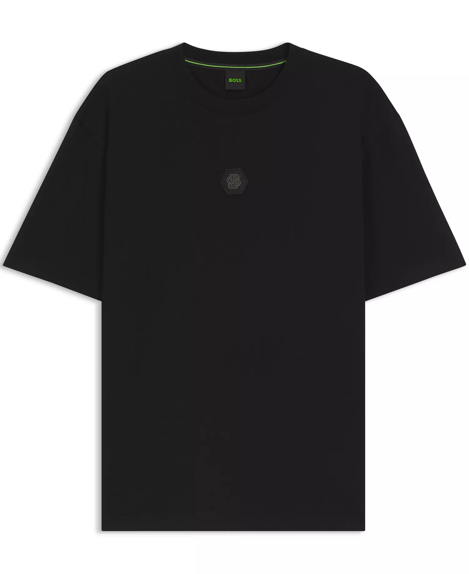 Men's Double B Monogram Cotton-Jersey T-Shirt - Black - 2XL