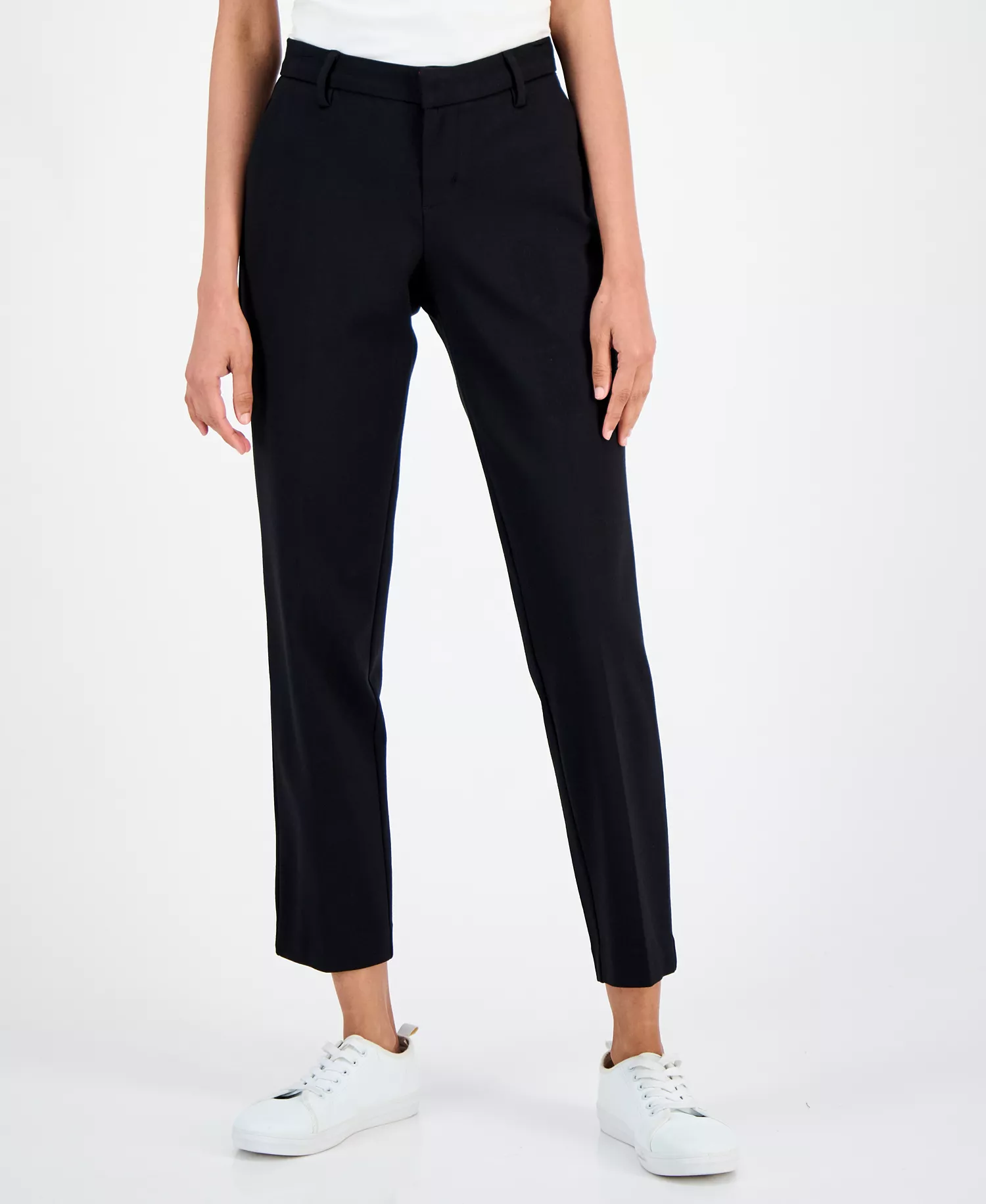 Nautica Women's Ponte Pants - Black - 10