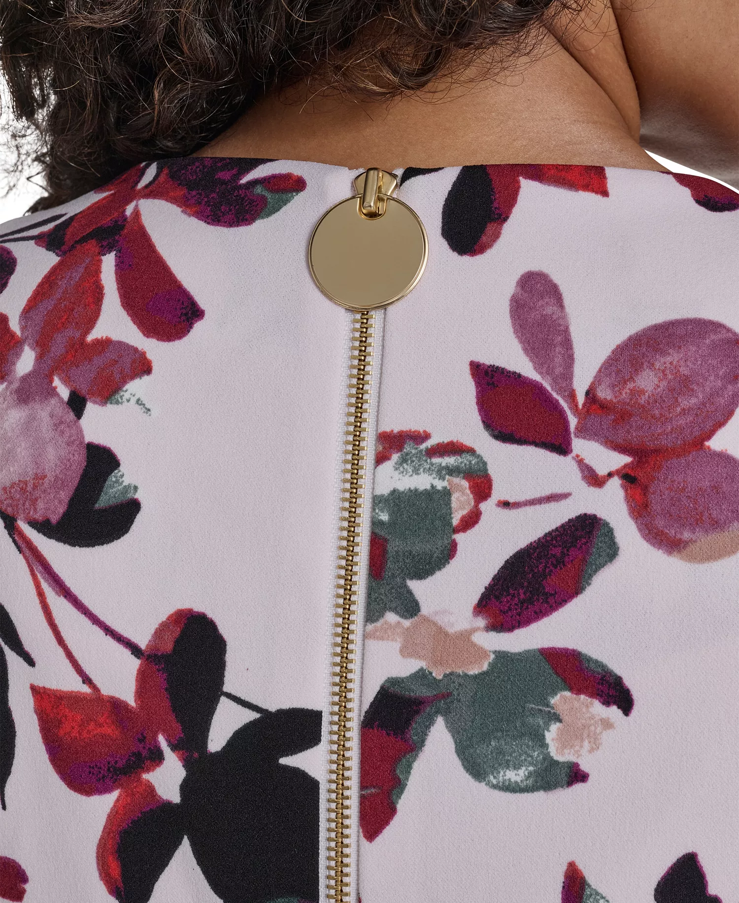 Plus Size Floral Print Fit & Flare Dress - Blush Multi - 14W