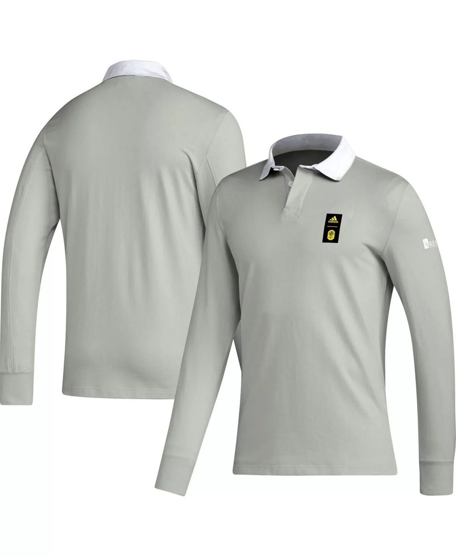 Men's 2023 Player Gray Nashville SC Travel Long Sleeve Polo Shirt - Gray - 2XL