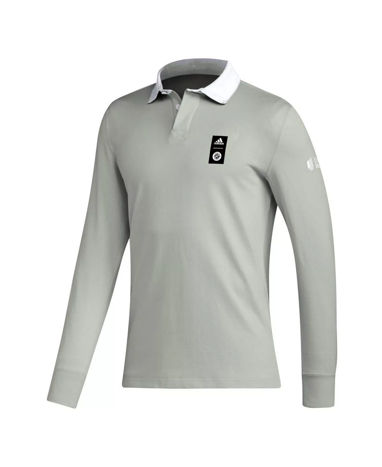 Men's 2023 Player Gray New England Revolution Travel Long Sleeve Polo Shirt - Gray - 2XL