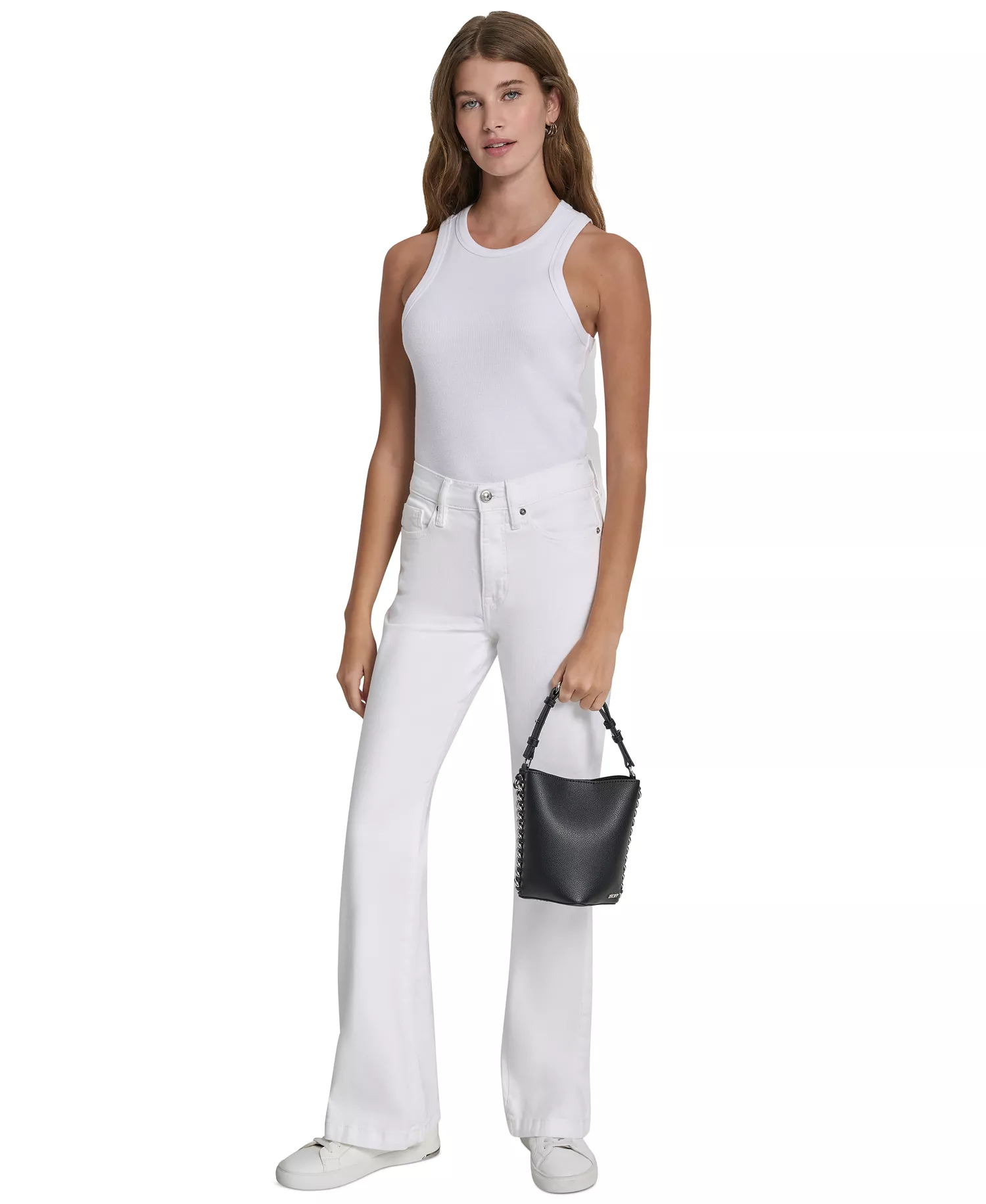 Riona Small Bucket Bag - Black/silver - NO SIZE