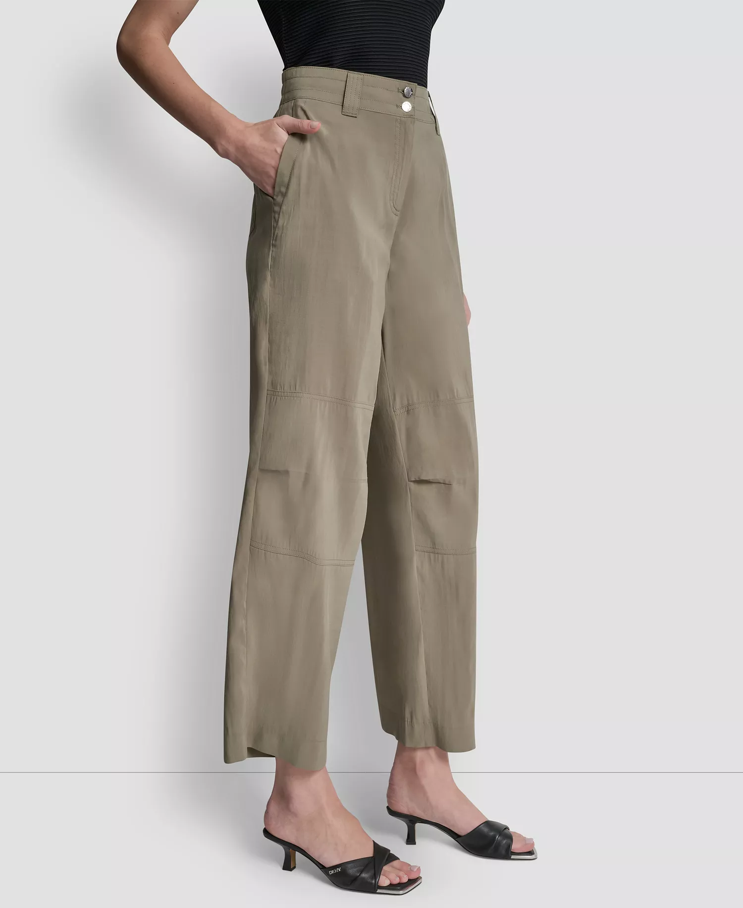 Women's Sueded Fuji Two-Button Cargo Pants - Lght Fatigue - 0