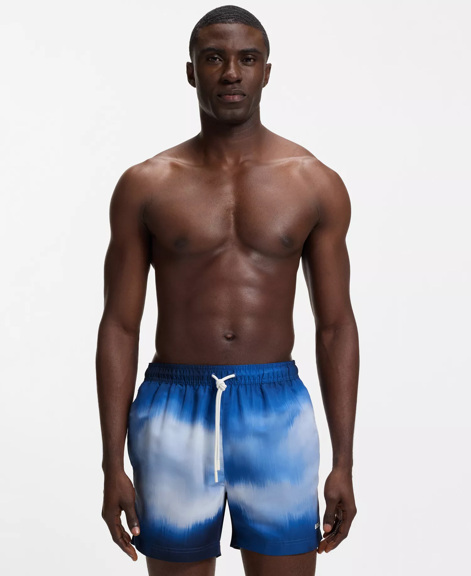 Men's Regular-Fit 5" Swim Trunks - Blue Ombre - 2XL