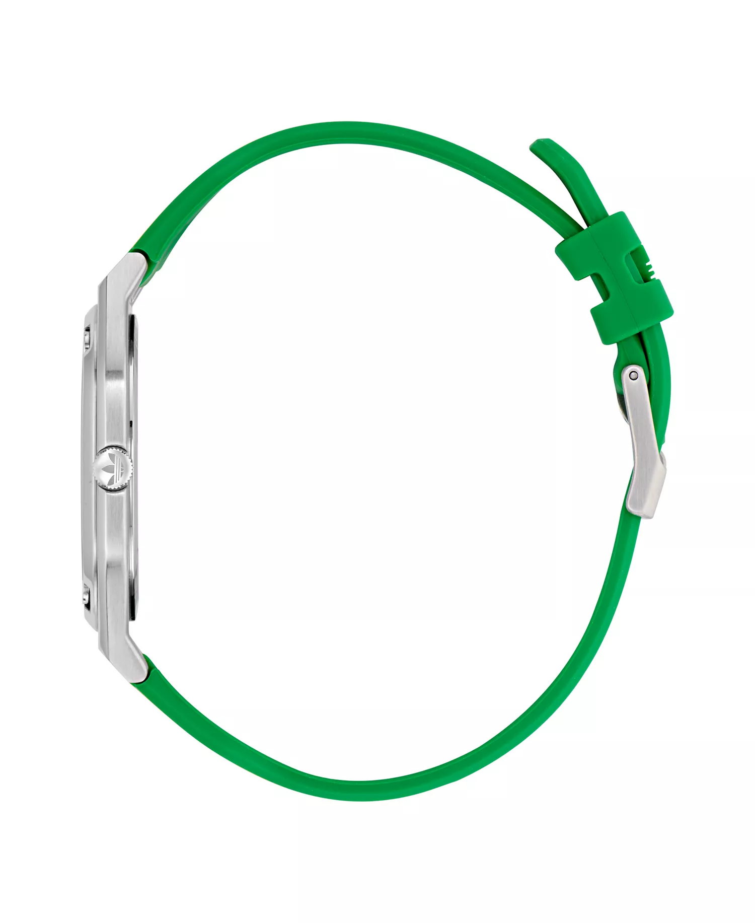 Unisex Analog Green Silicone Watch, 39mm - Green - No Size