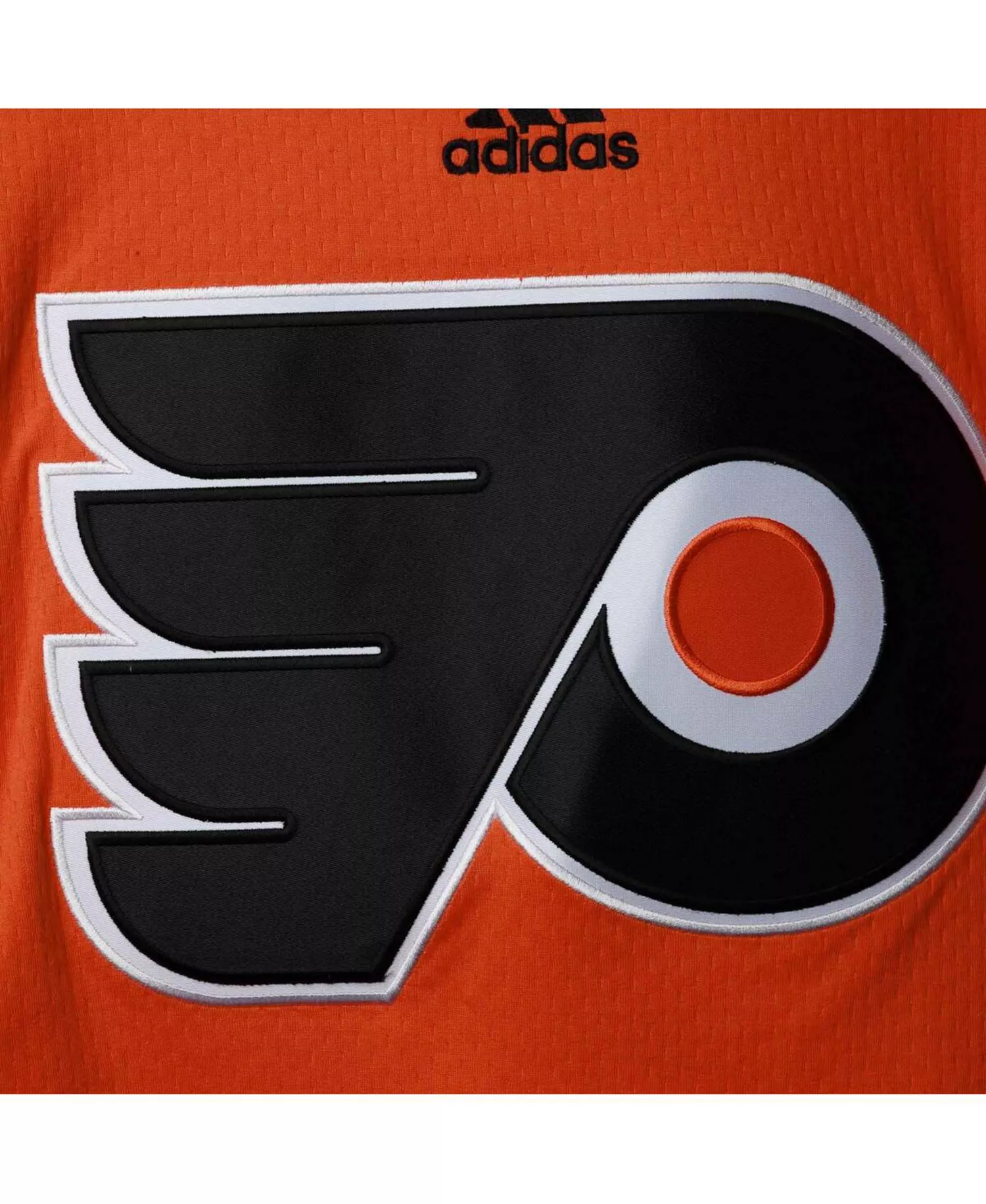 Men's Orange Philadelphia Flyers Logo AEROREADY Pullover Sweater - Orange - M