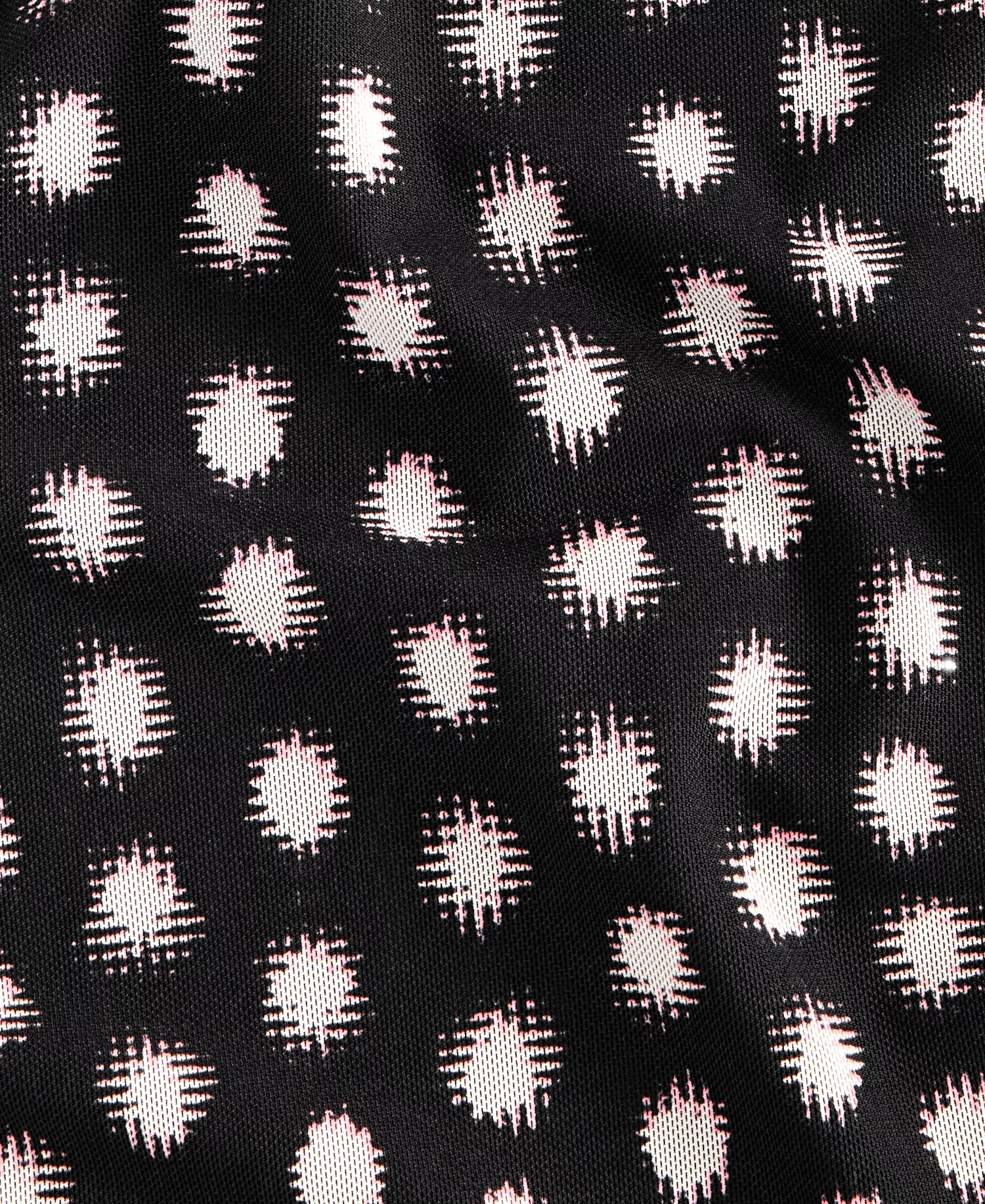 Women's Printed Mesh Top, Macy's Exclusive - Nyla Spots - L