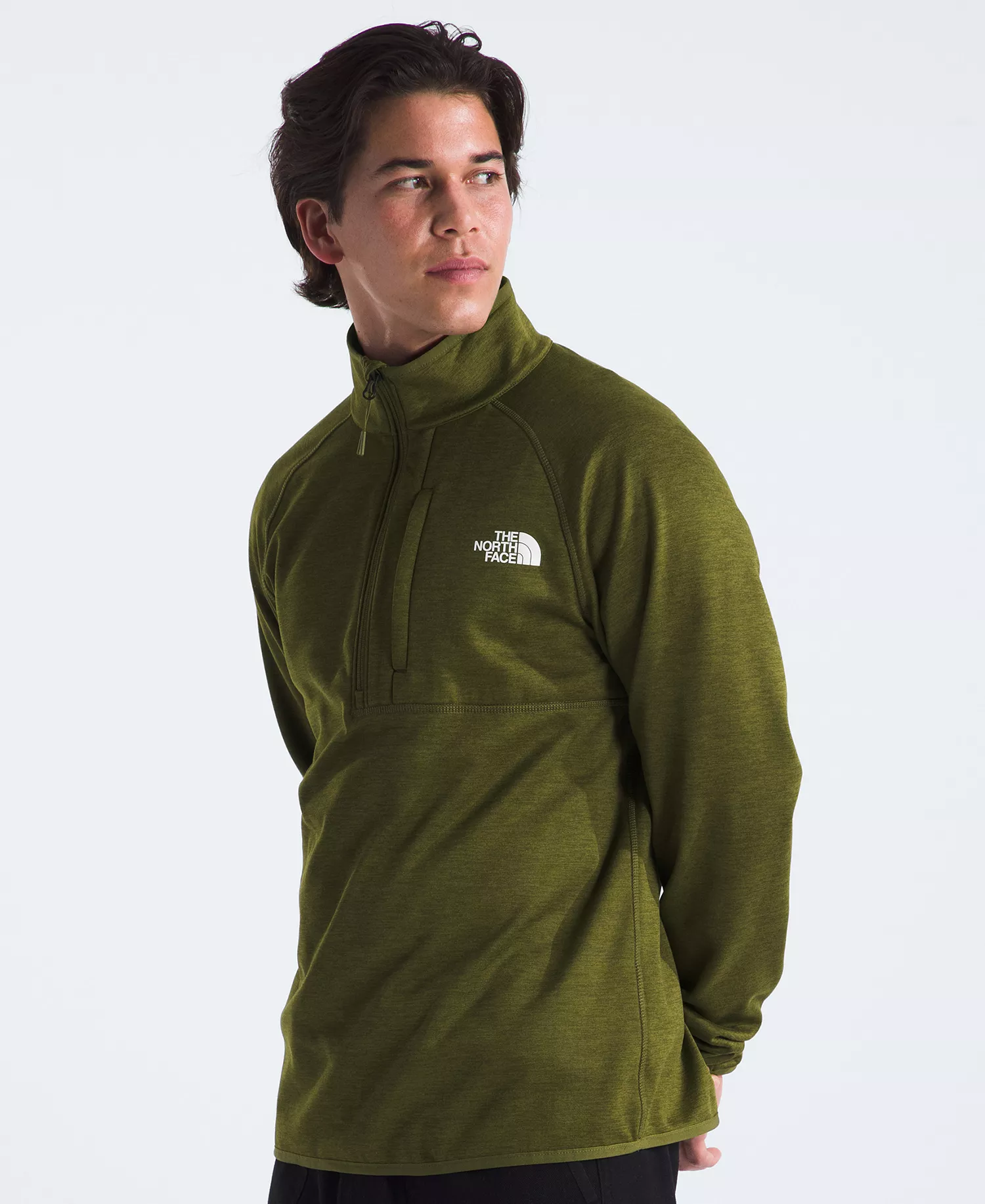 Men's Canyonlands Half-Zip Fleece Jacket - Forest olive heather - 2XL