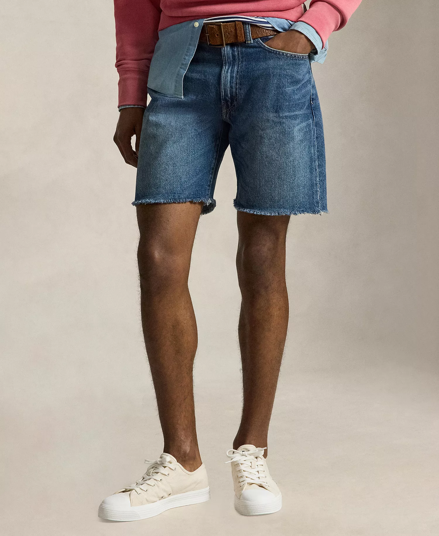 Men's Rigid Denim Shorts - Storm Point - 28