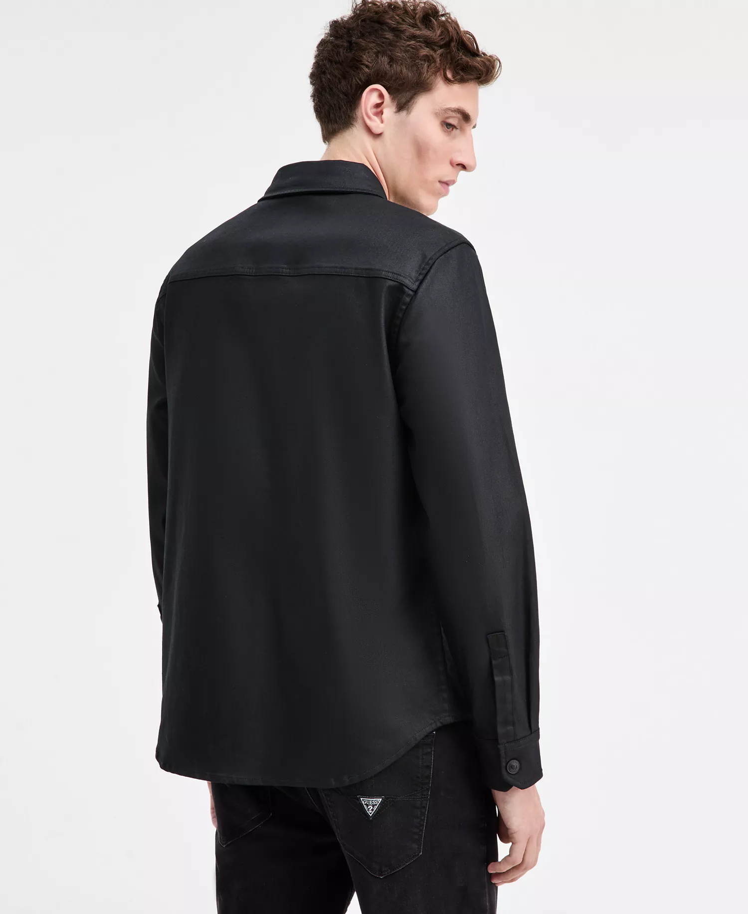 Men's Theo Snap-Front Shirt Jacket - Spire - M